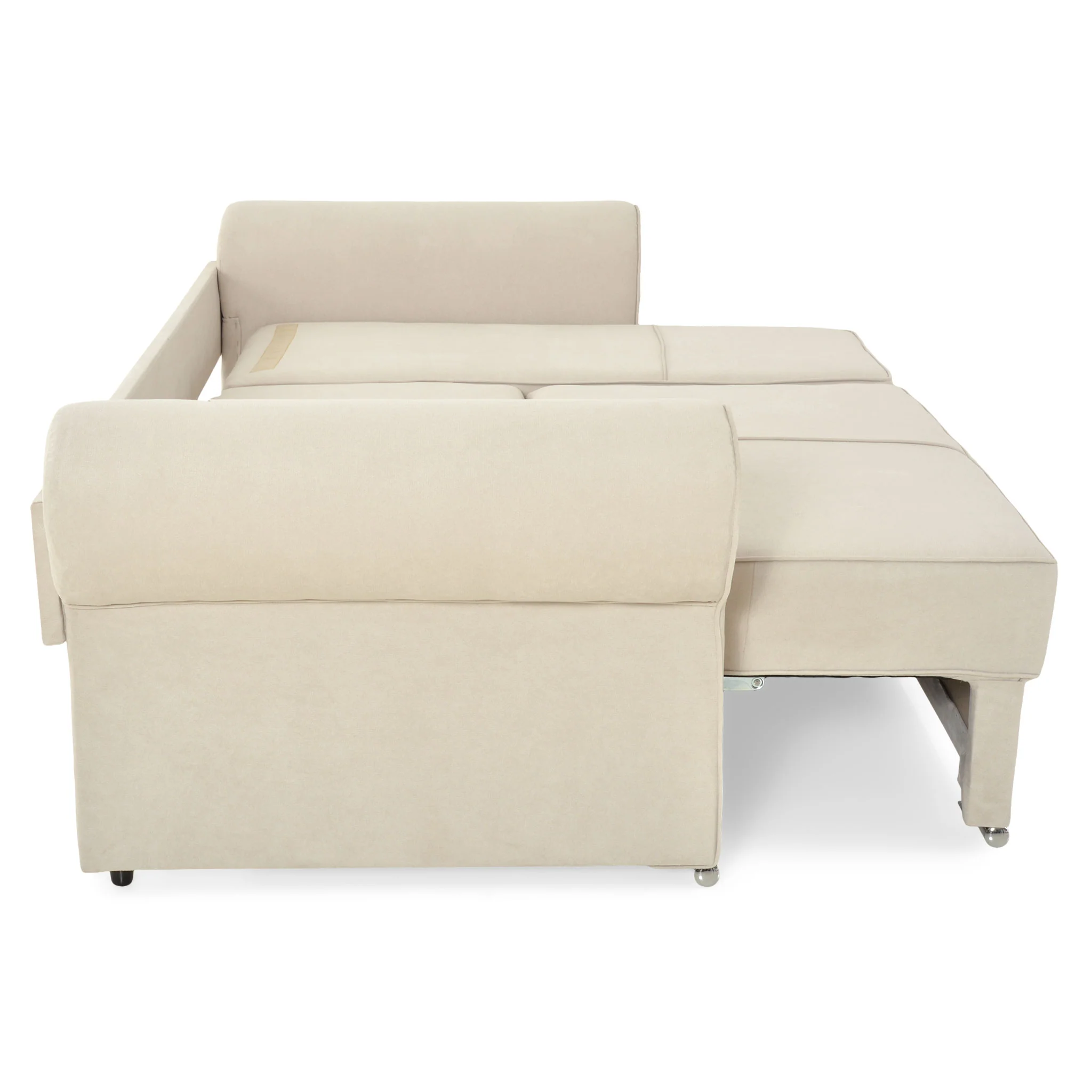 AMIRA Canapea extensibilă, 3 locuri, șezlong interschimbabil, stofă - Image 16