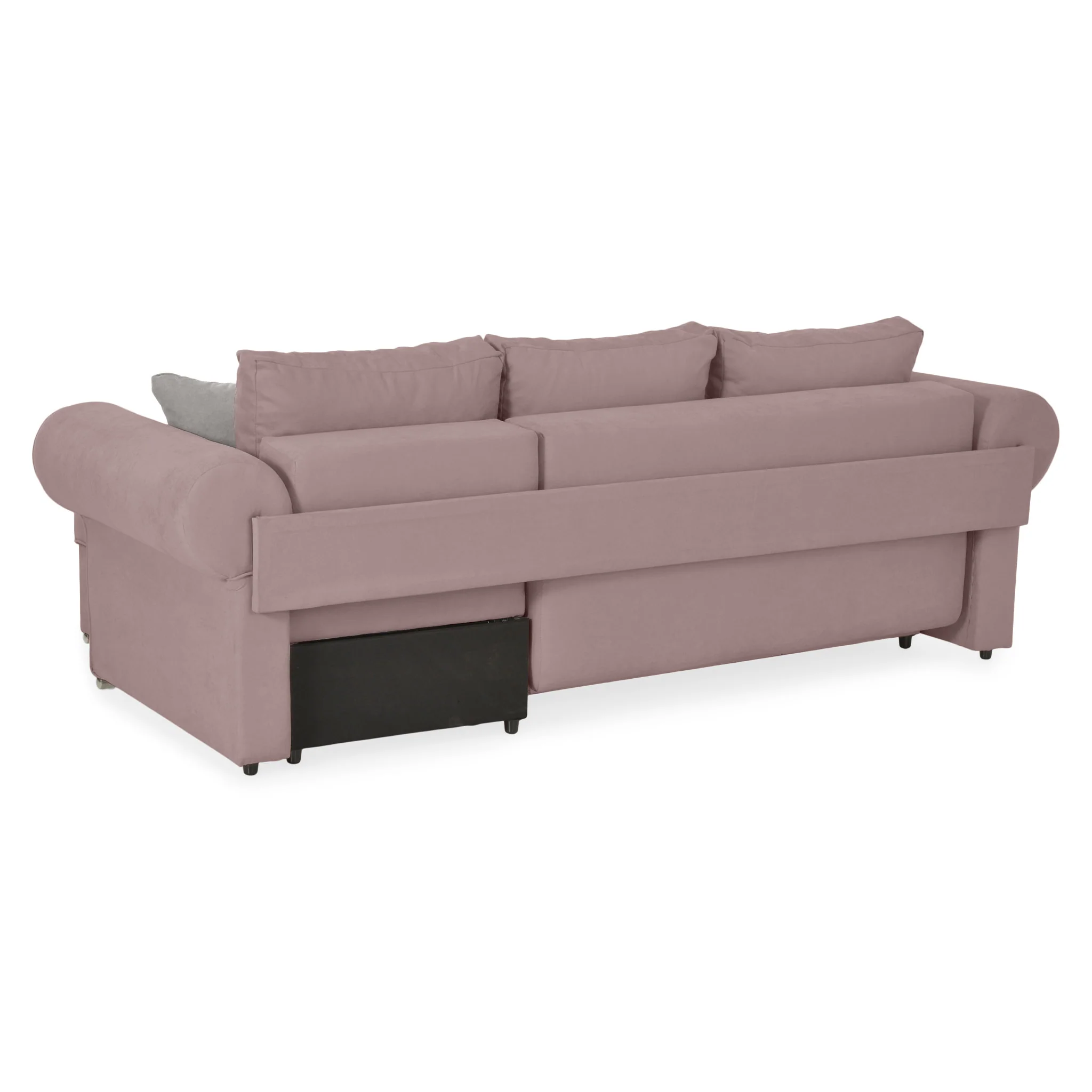 AMIRA Canapea extensibilă, 3 locuri, șezlong interschimbabil, stofă - Image 52