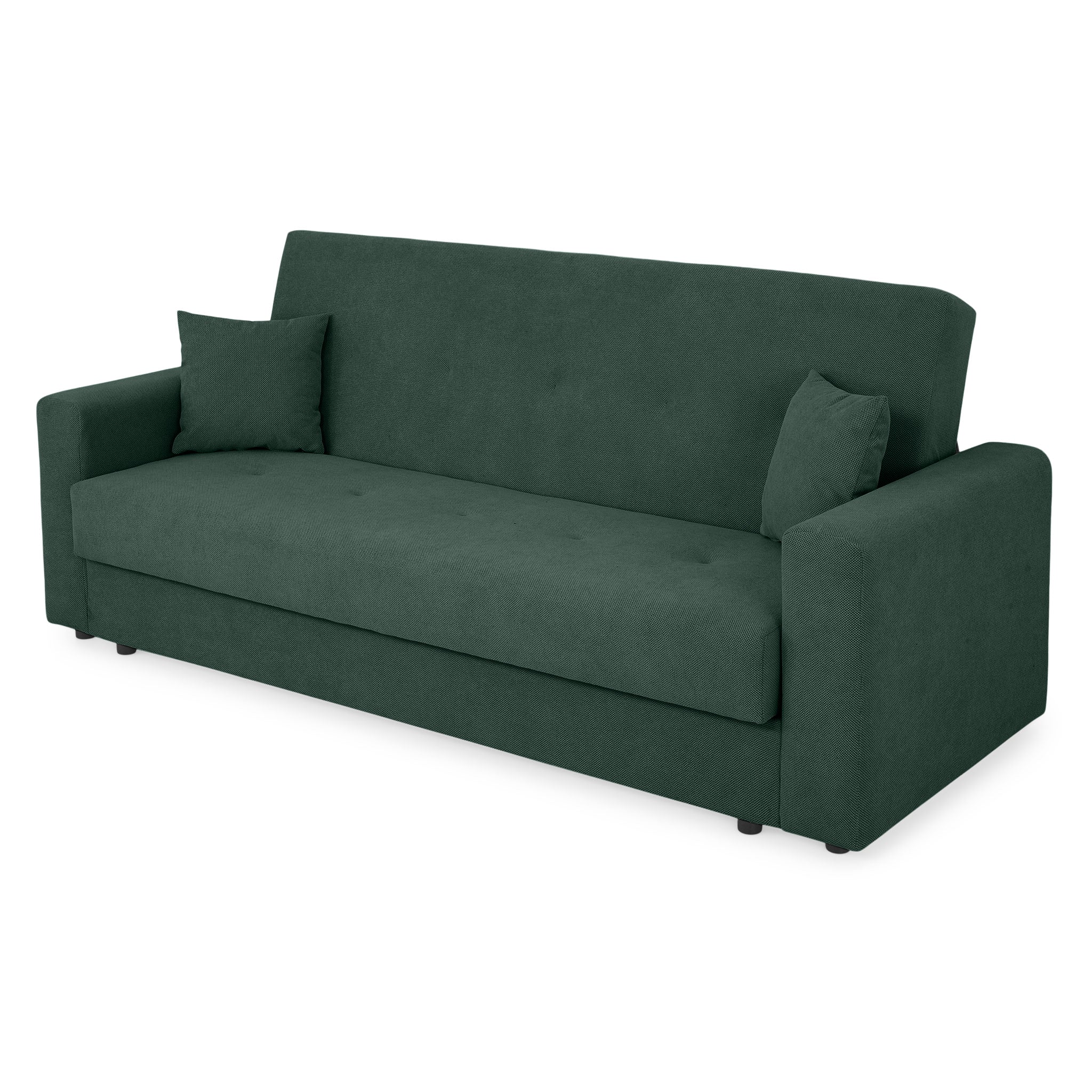 HOBBS Canapea extensibilă, 3 locuri, ladă depozitare, stofă - Image 23