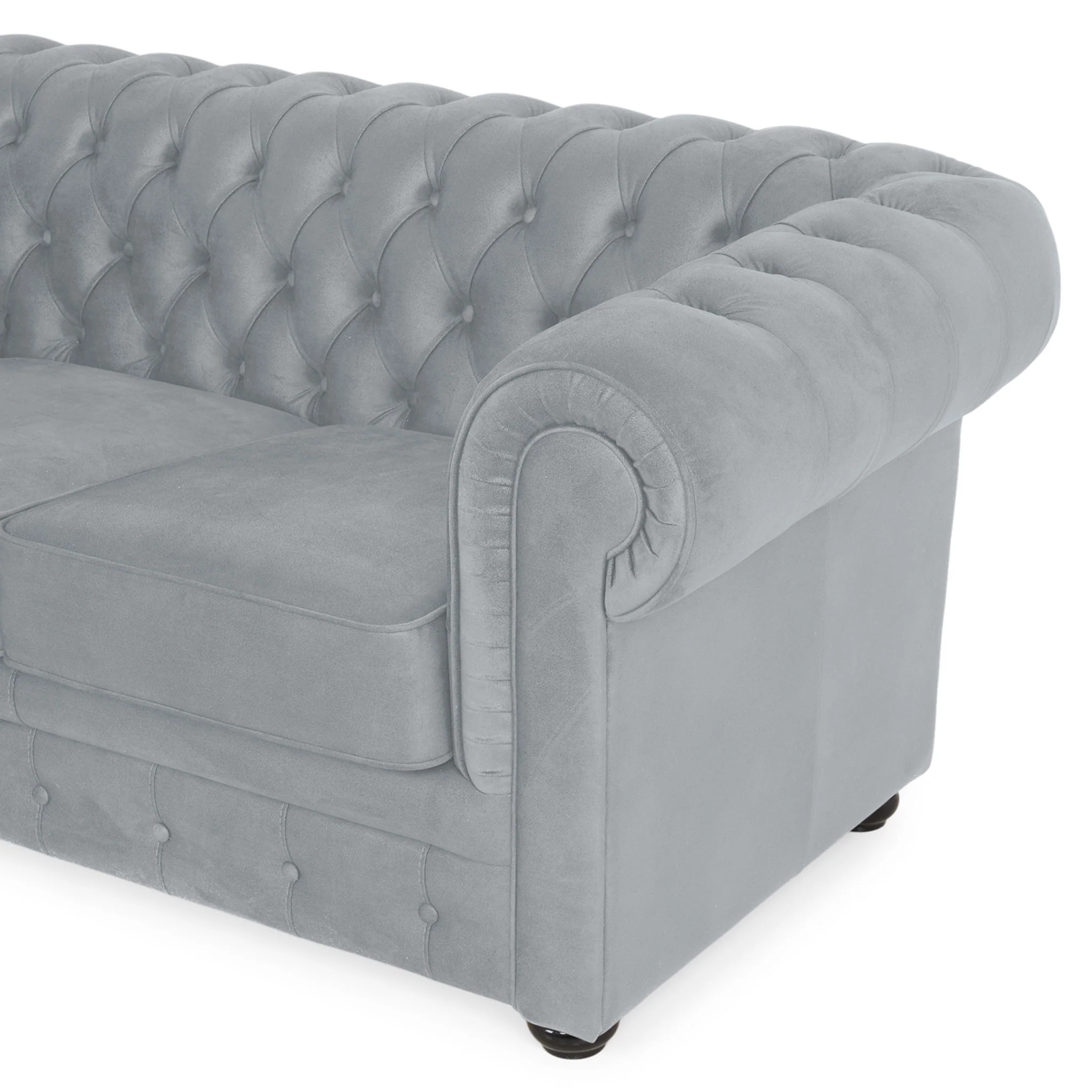 CHESTERFIELD Canapea 3 locuri, stofă - Image 115