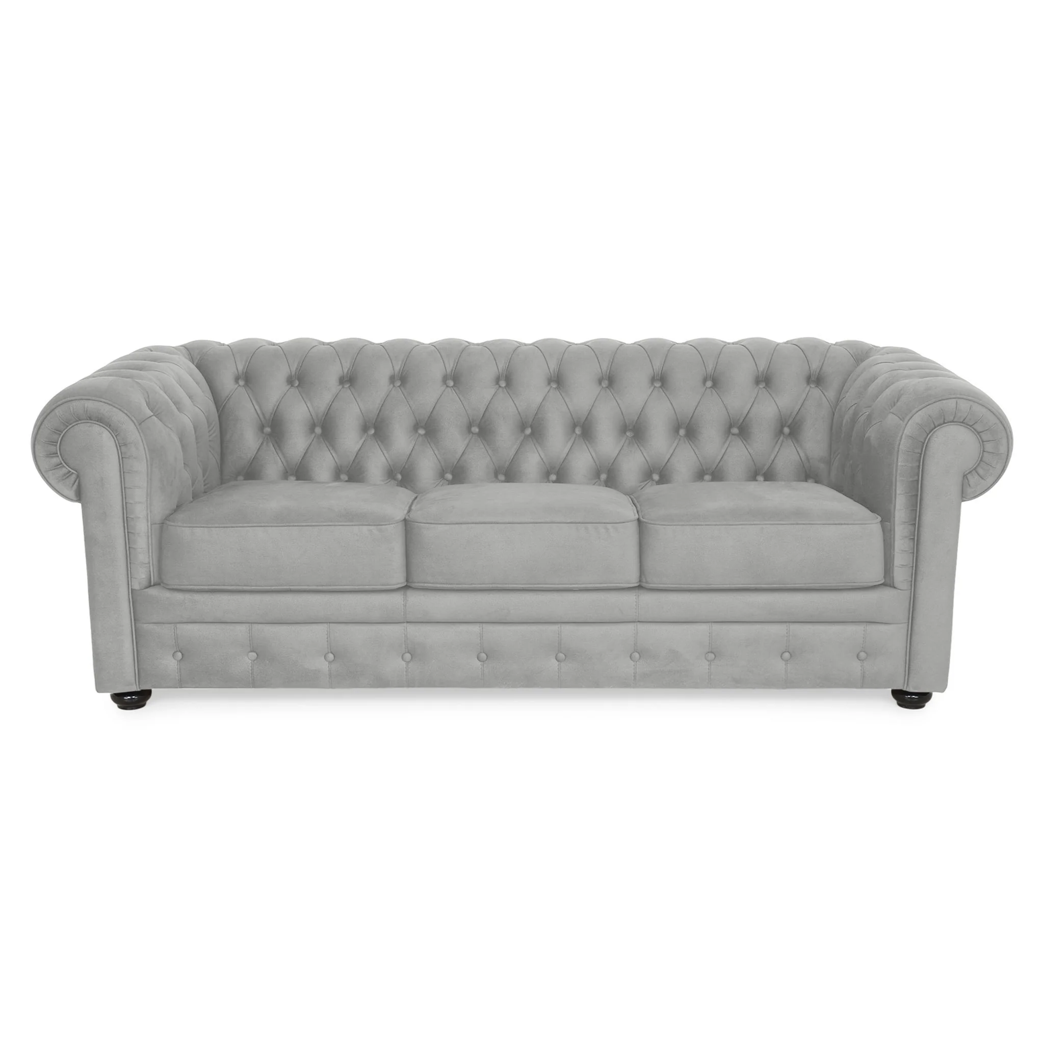 CHESTERFIELD Canapea 3 locuri, stofă - Image 117