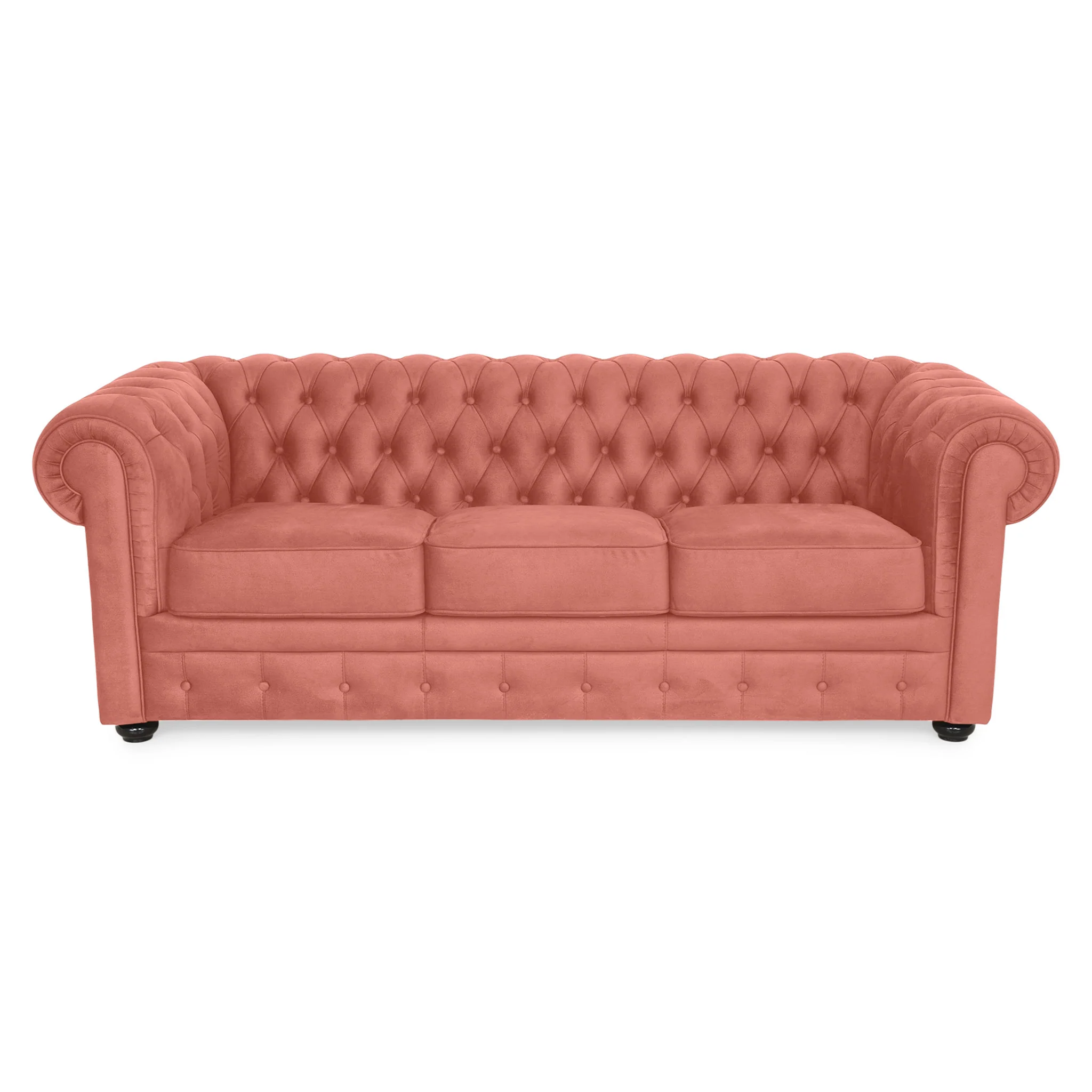 CHESTERFIELD Canapea 3 locuri, stofă - Image 47