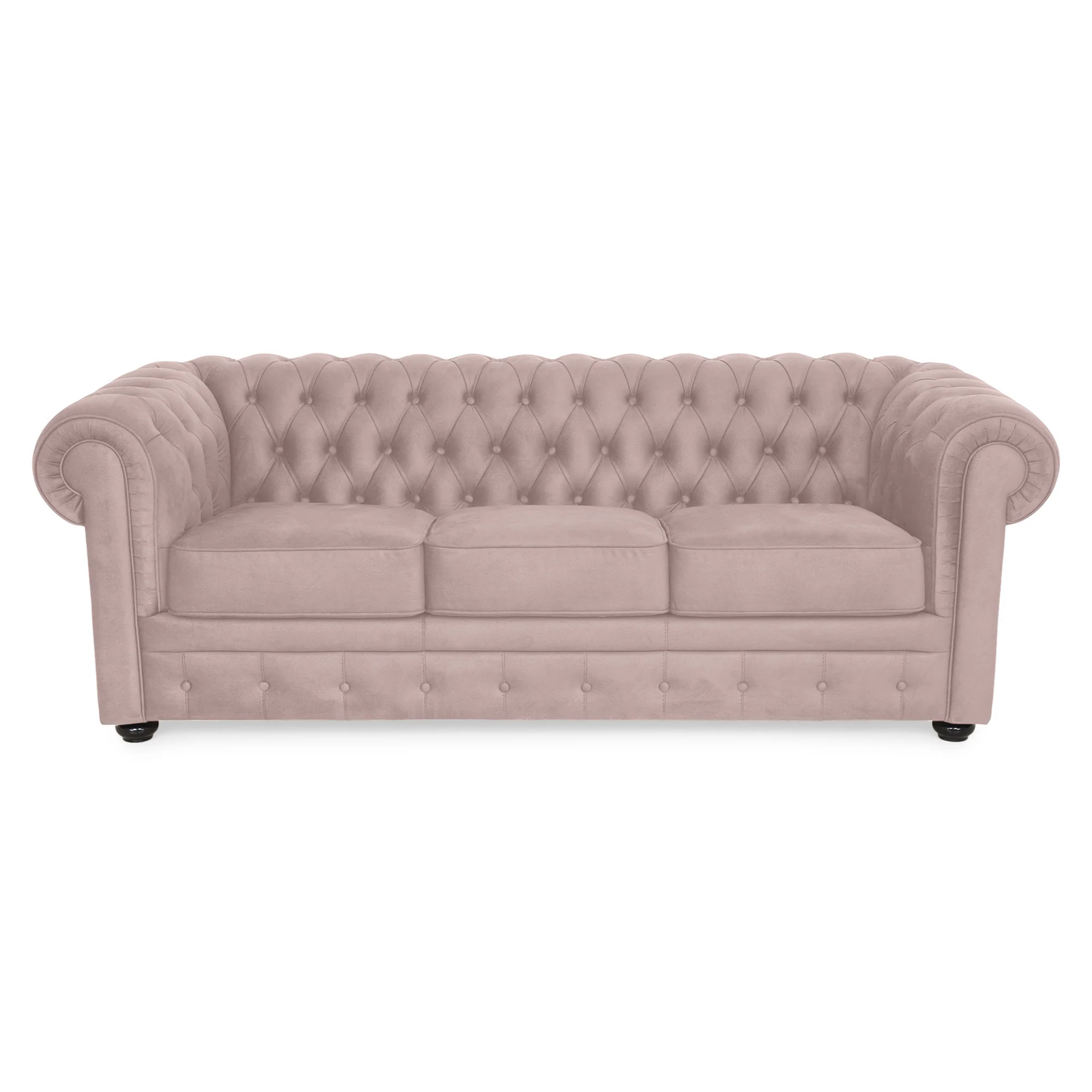 CHESTERFIELD Canapea 3 locuri, stofă - Image 54