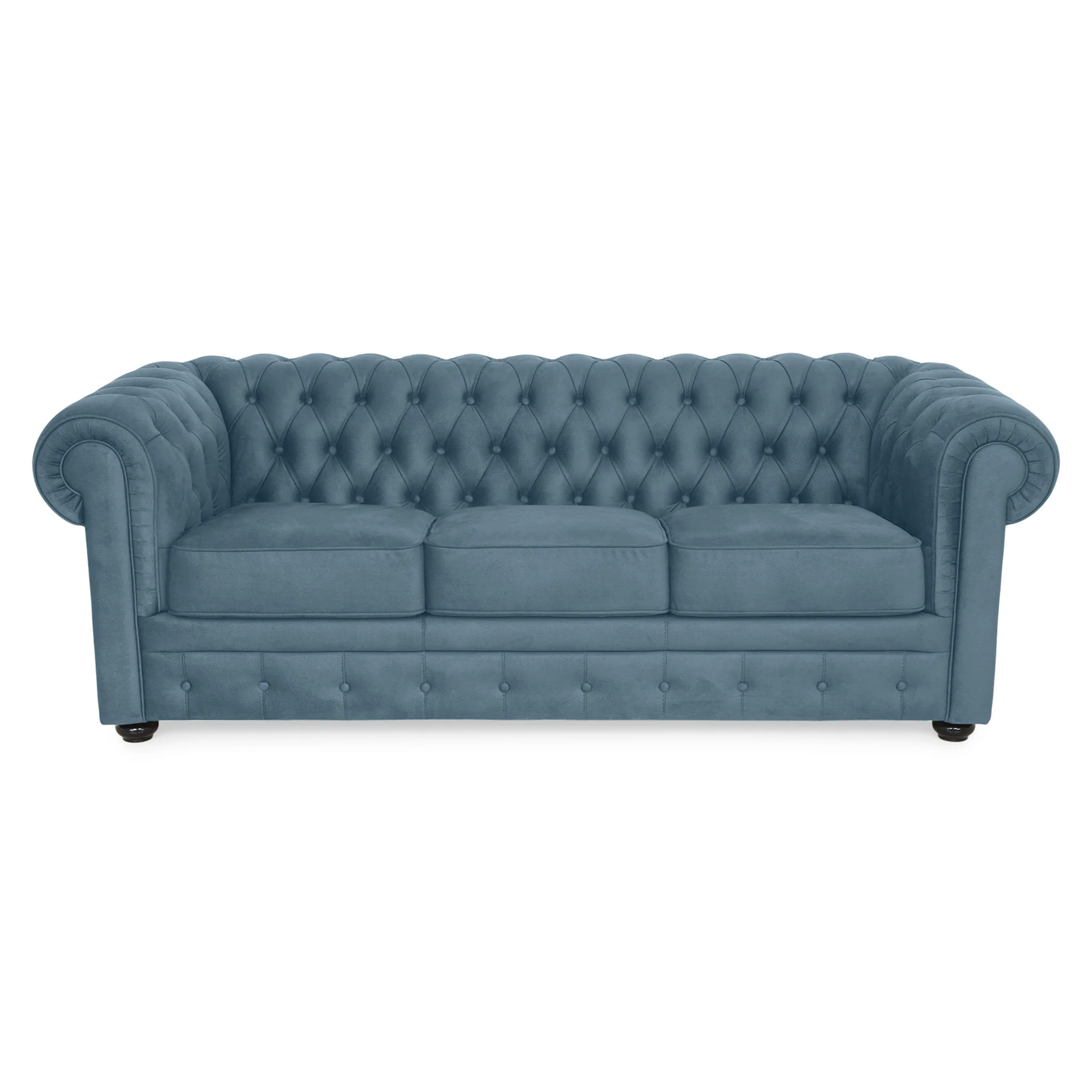 CHESTERFIELD Canapea 3 locuri, stofă - Image 68