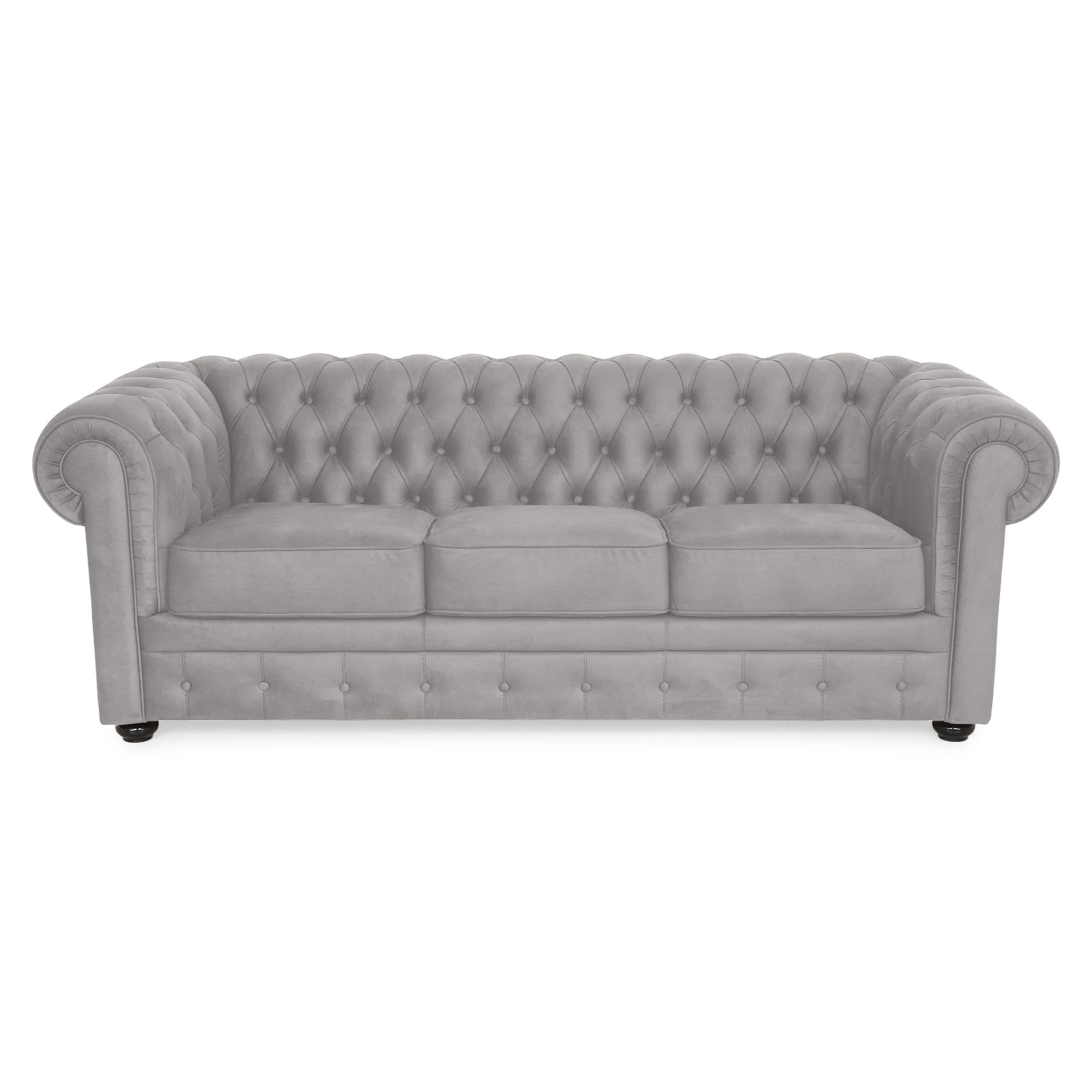 CHESTERFIELD Canapea 3 locuri, stofă - Image 96