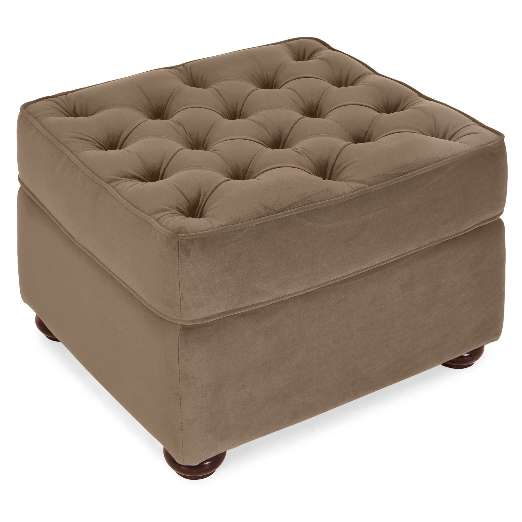 CHESTERFIELD Taburet, stofă - Image 3