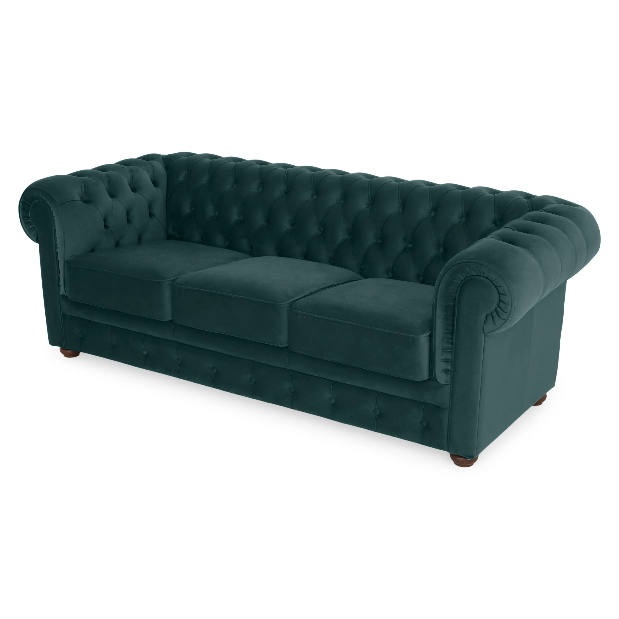 CHESTERFIELD Canapea 3 locuri, stofă - Image 102