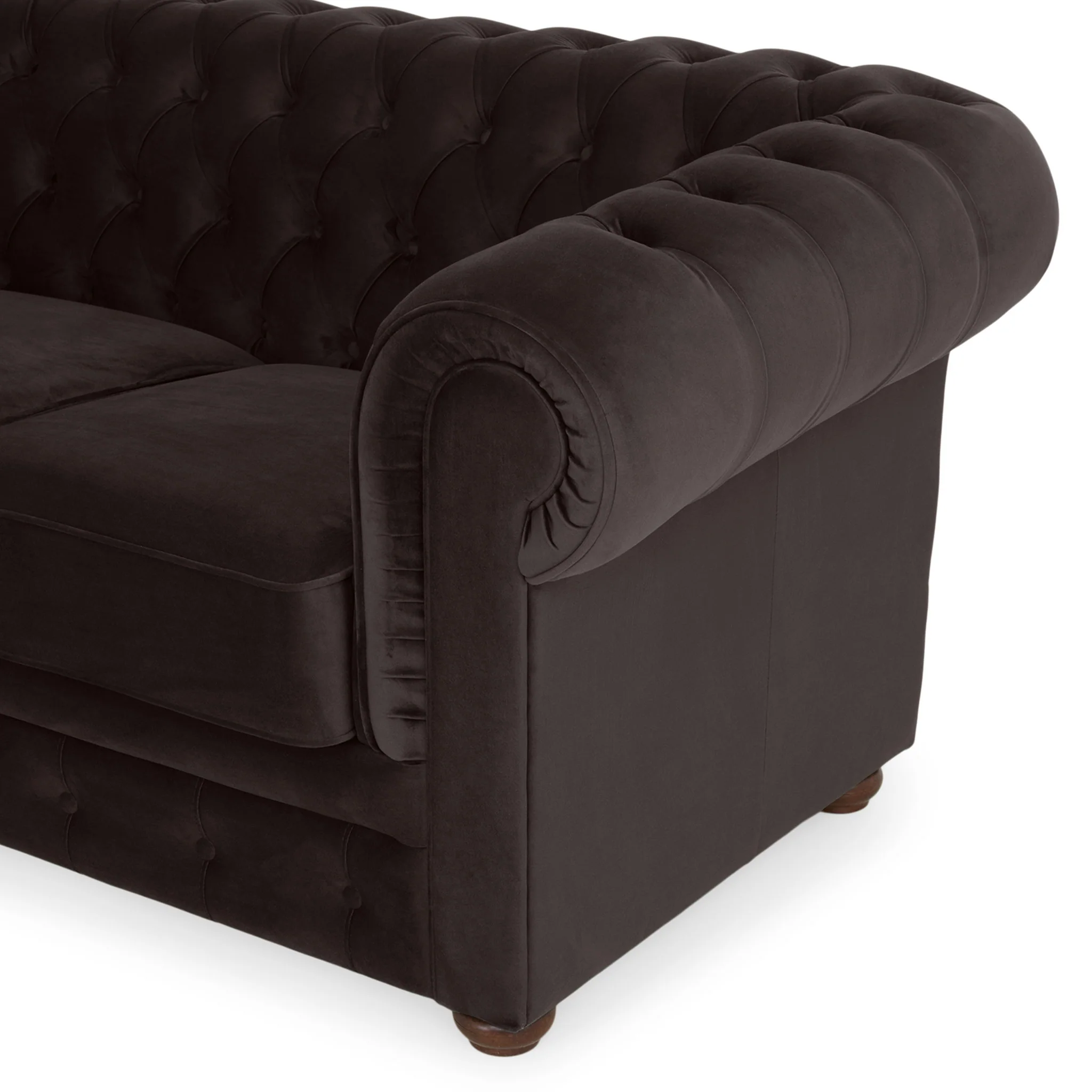 CHESTERFIELD Canapea 3 locuri, stofă - Image 22