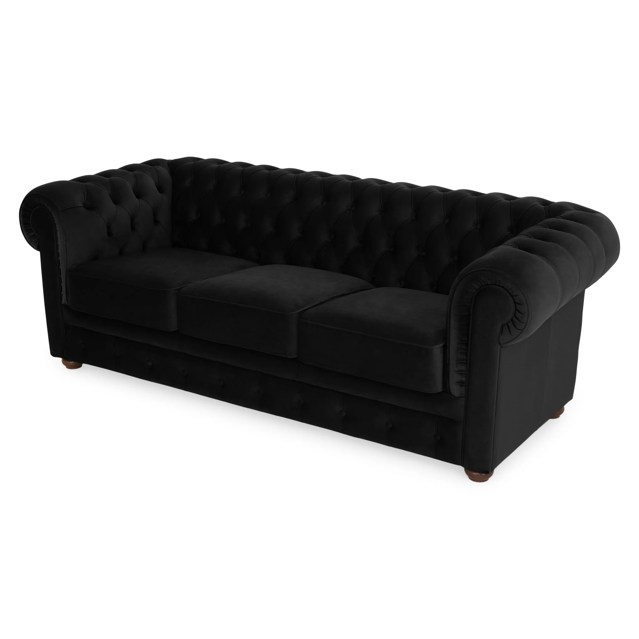 CHESTERFIELD Canapea 3 locuri, stofă - Image 32