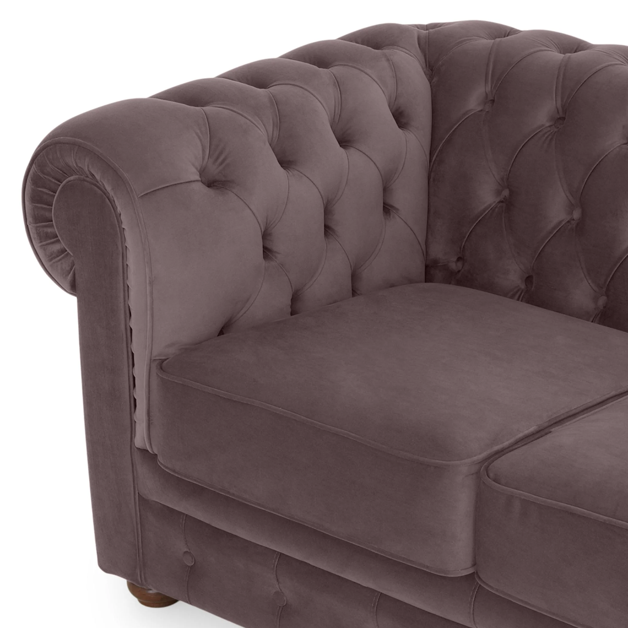 CHESTERFIELD Canapea 3 locuri, stofă - Image 77