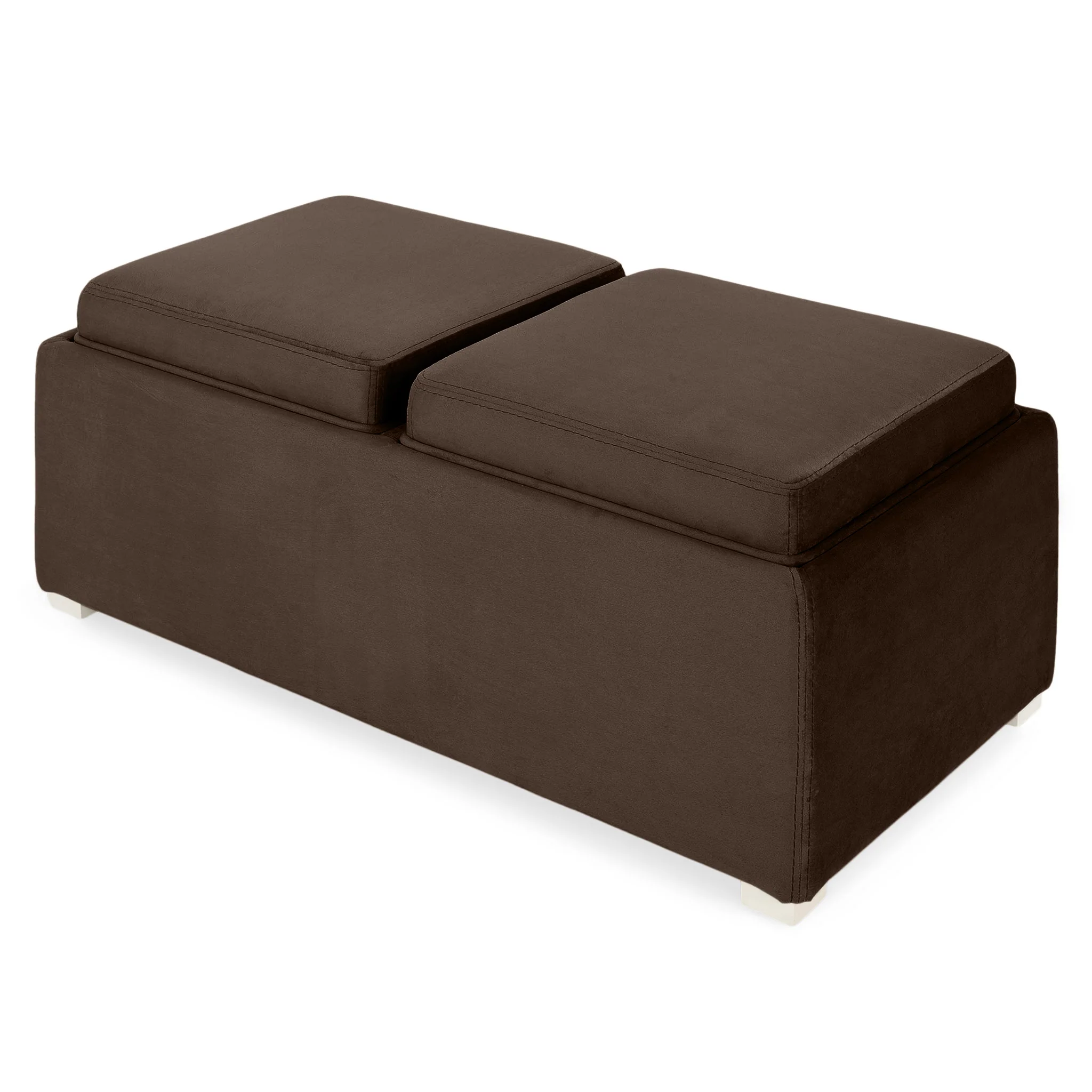 CUBIX Banchetă cu spațiu depozitare, stofă - Image 30