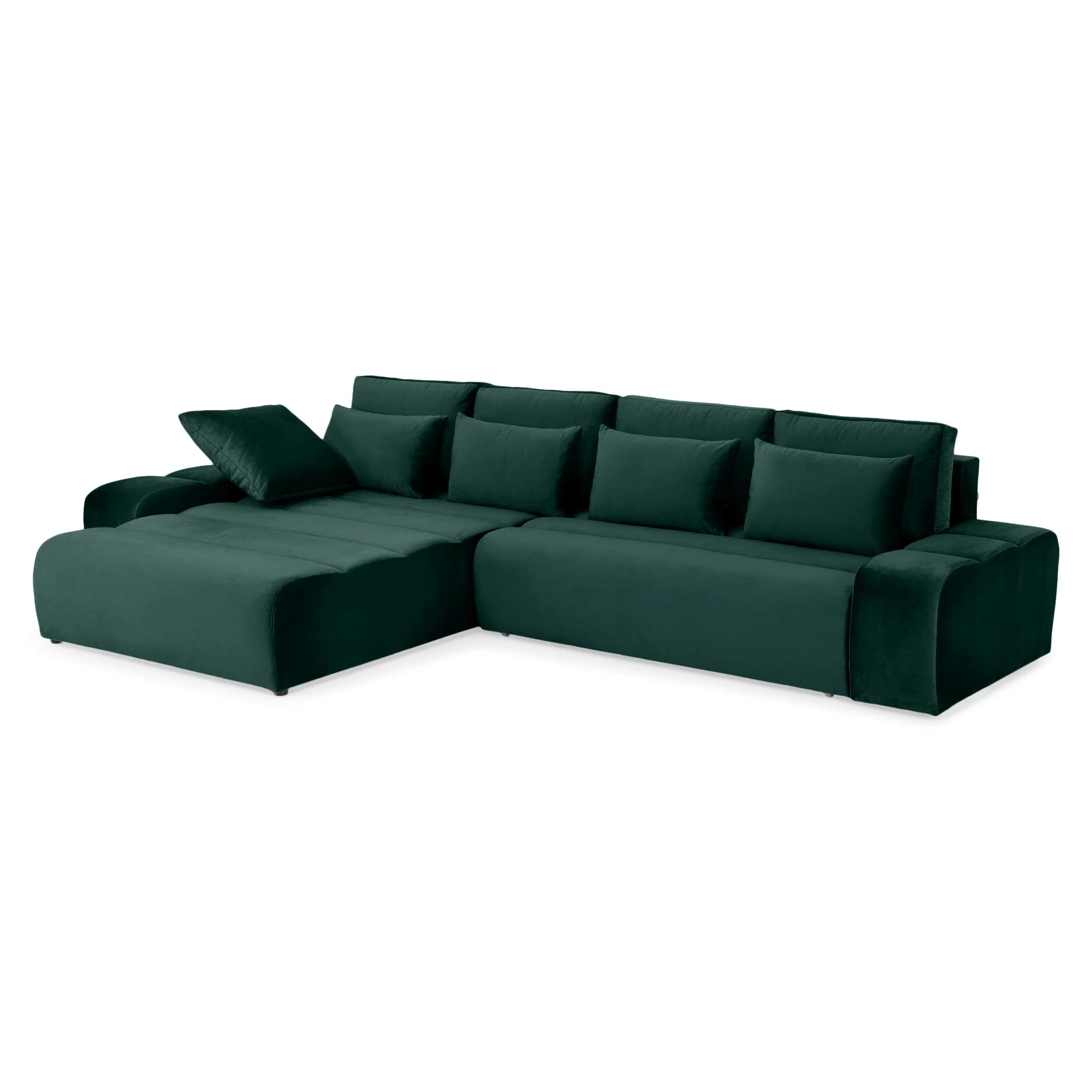 LOUNGE Colțar extensibil, șezlong interschimbabil, stofă - Image 121