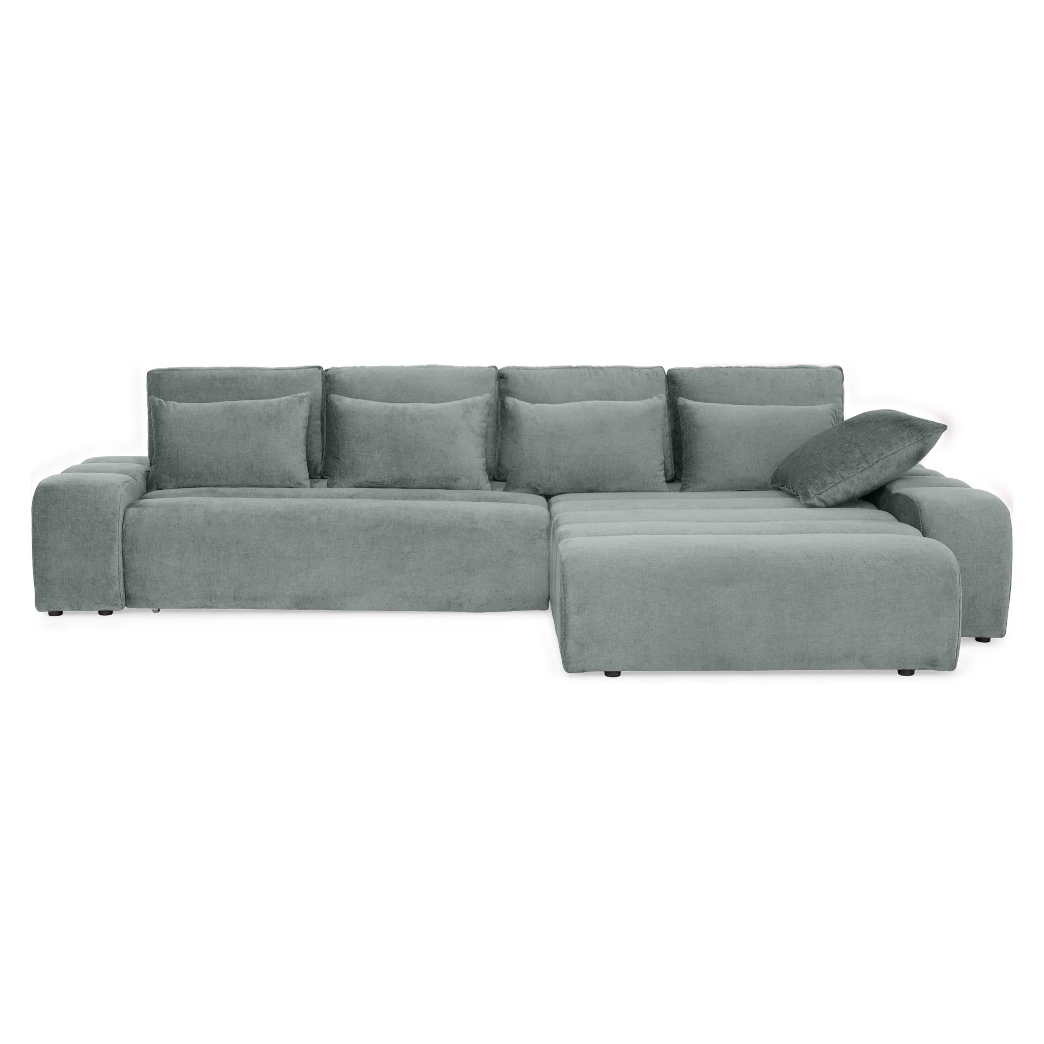 LOUNGE Colțar extensibil cu șezlong interschimbabil, stofă - Image 106