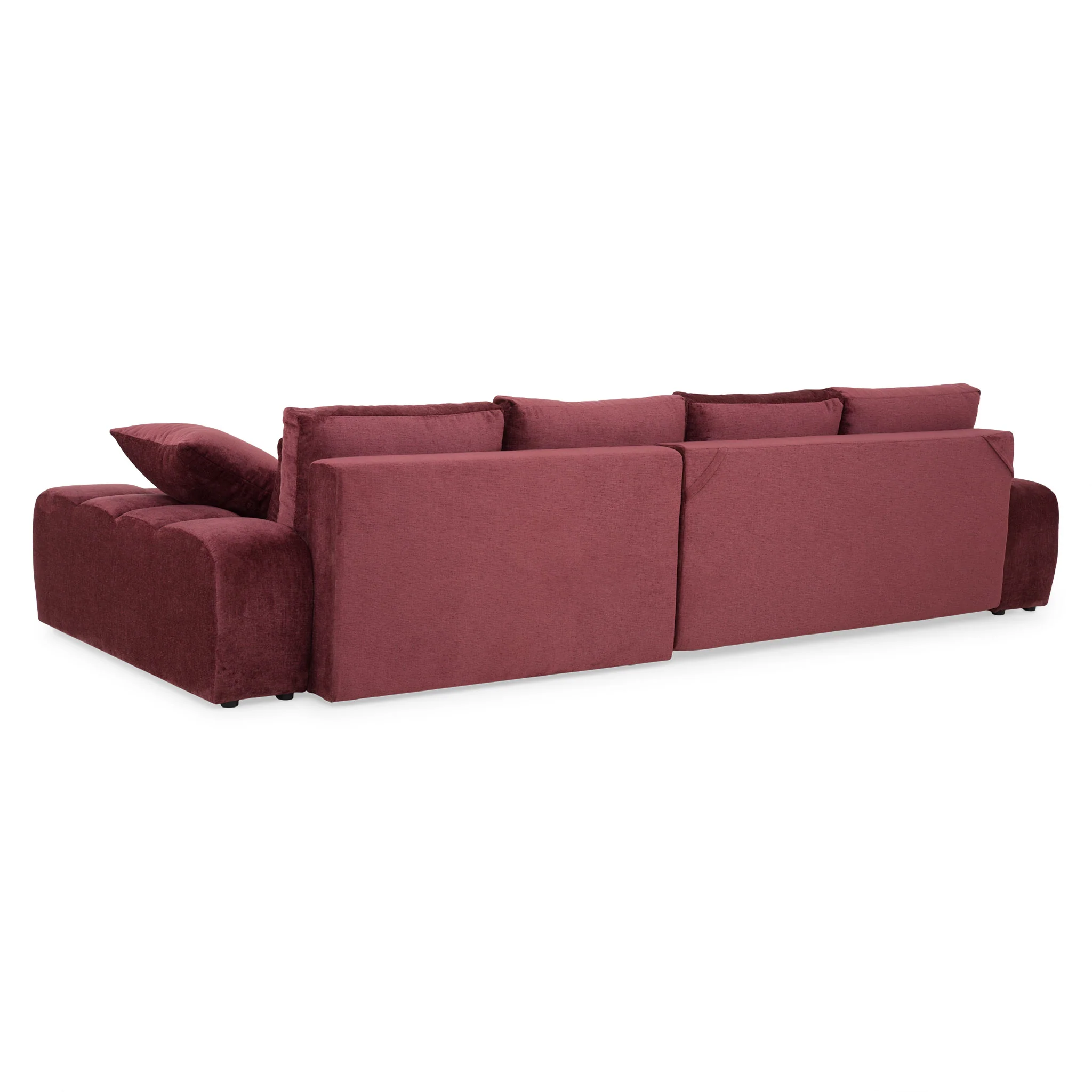 LOUNGE Colțar extensibil cu șezlong interschimbabil, stofă - Image 14
