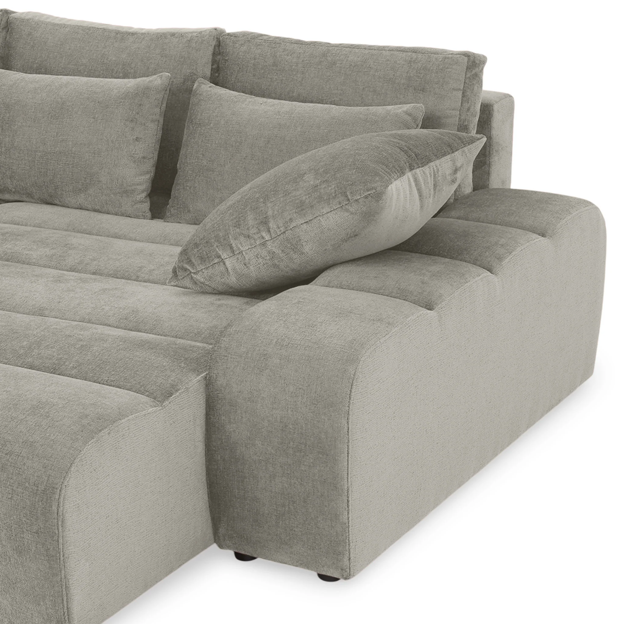 LOUNGE Colțar extensibil cu șezlong interschimbabil, stofă - Image 163