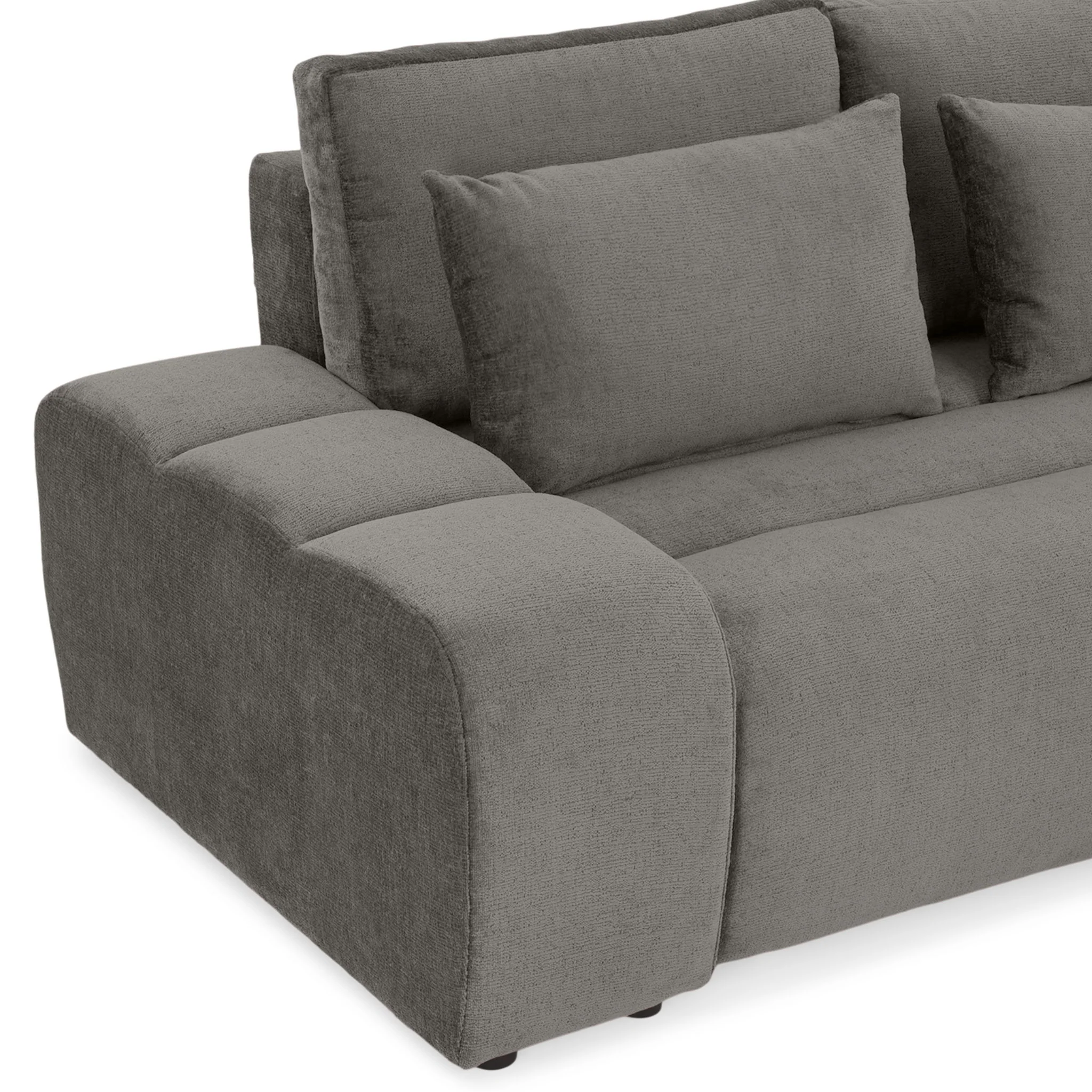 LOUNGE Colțar extensibil cu șezlong interschimbabil, stofă - Image 176