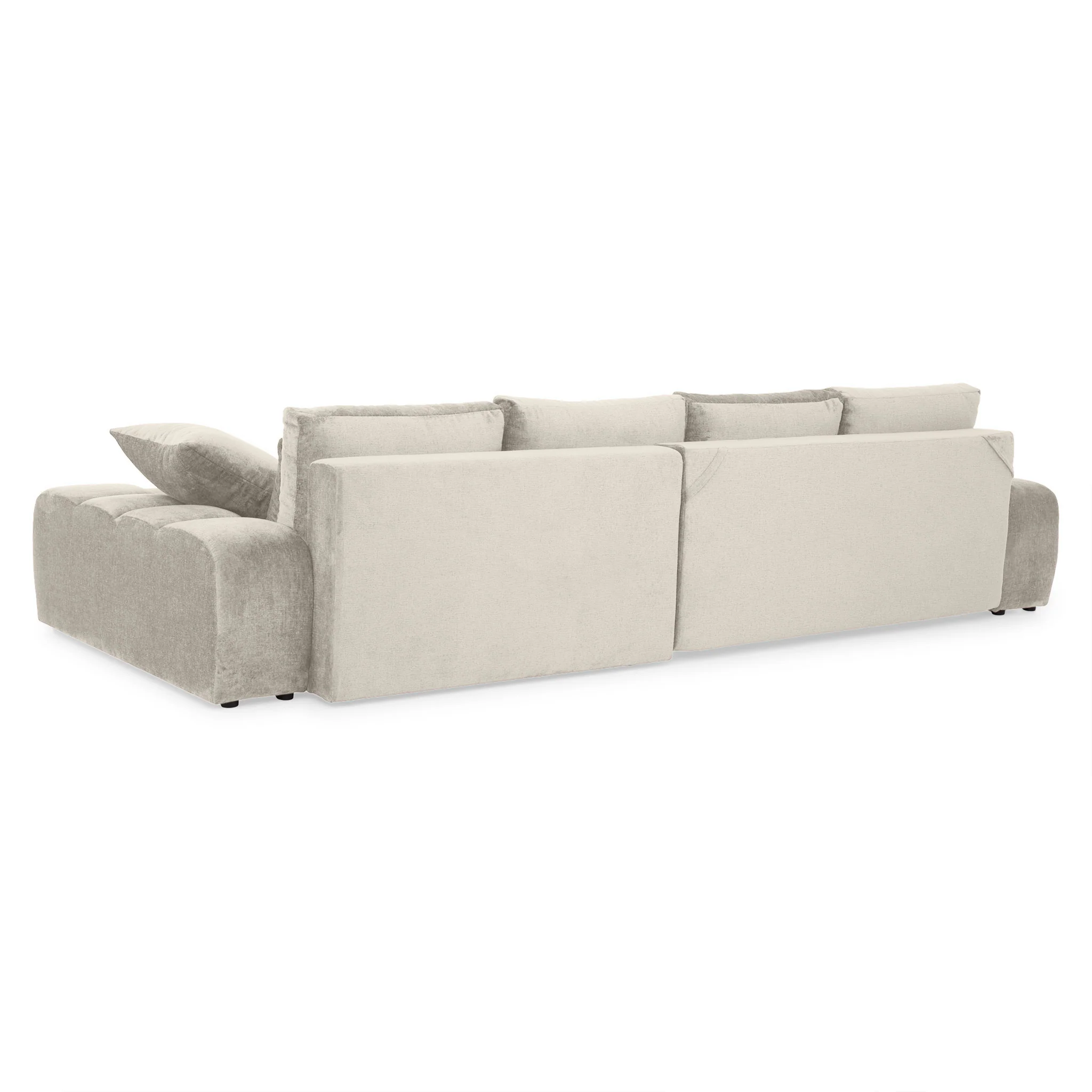 LOUNGE Colțar extensibil cu șezlong interschimbabil, stofă - Image 29