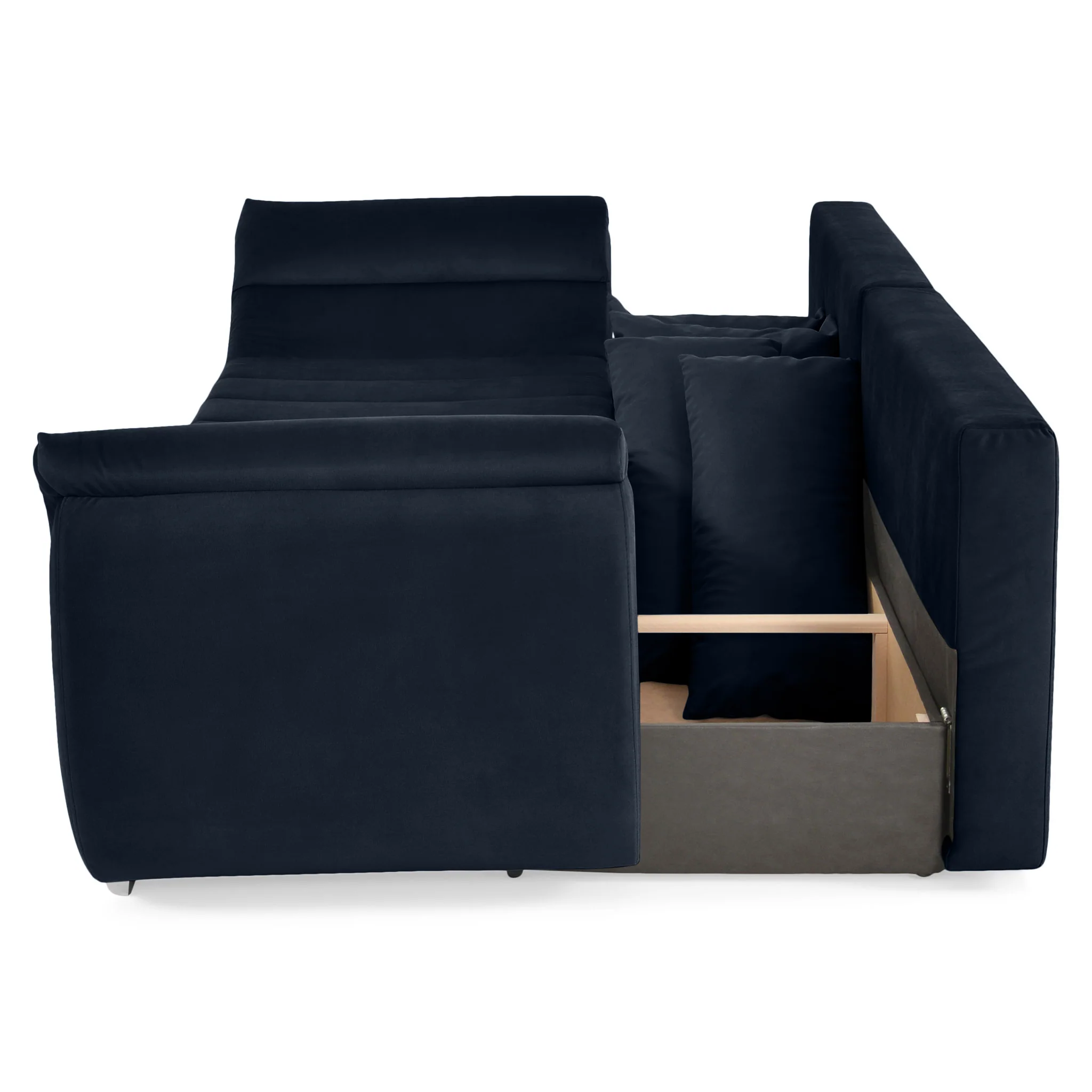MINIDIAZ Canapea extensibilă, 4 locuri, stofă - Image 177