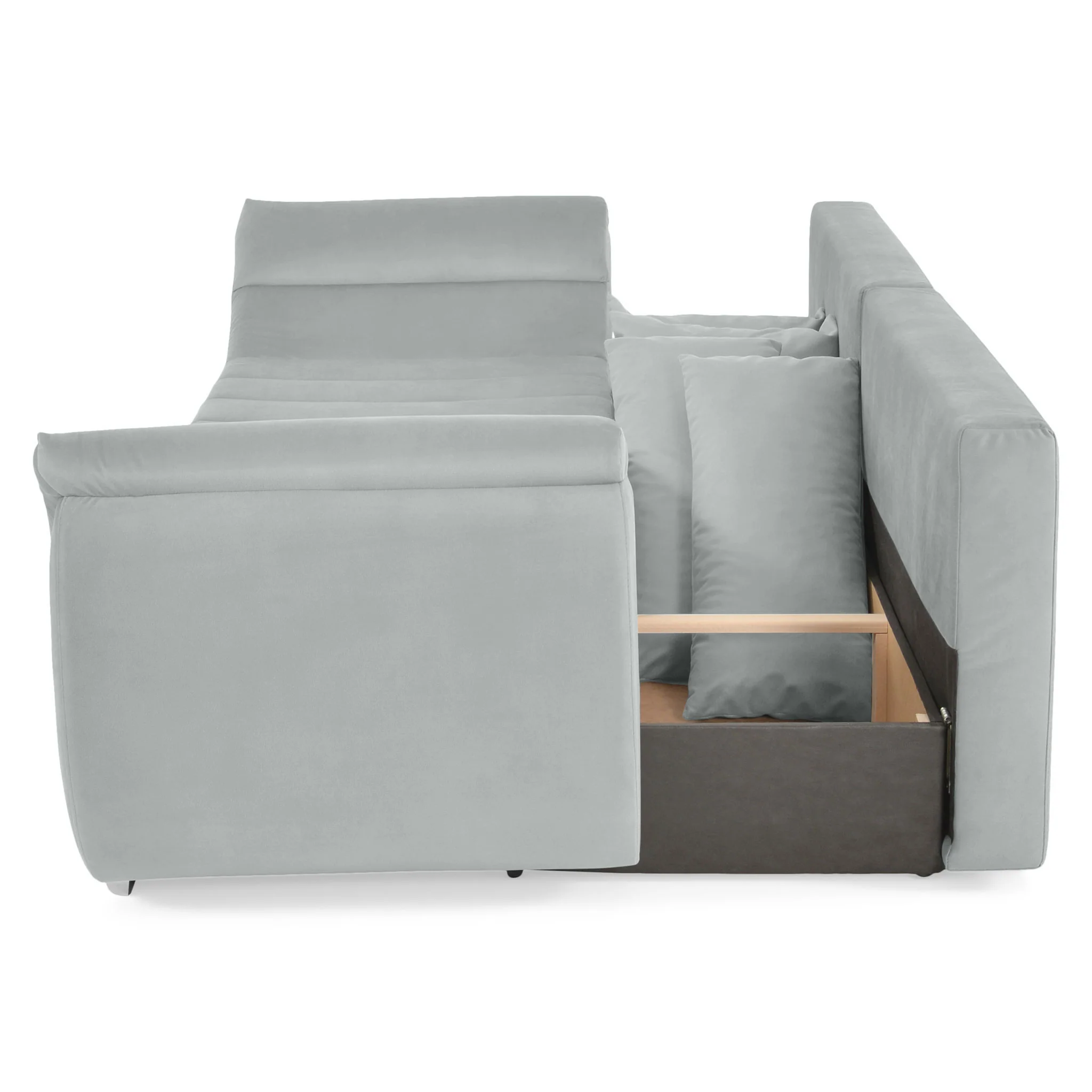 MINIDIAZ Canapea extensibilă, 4 locuri, stofă - Image 204