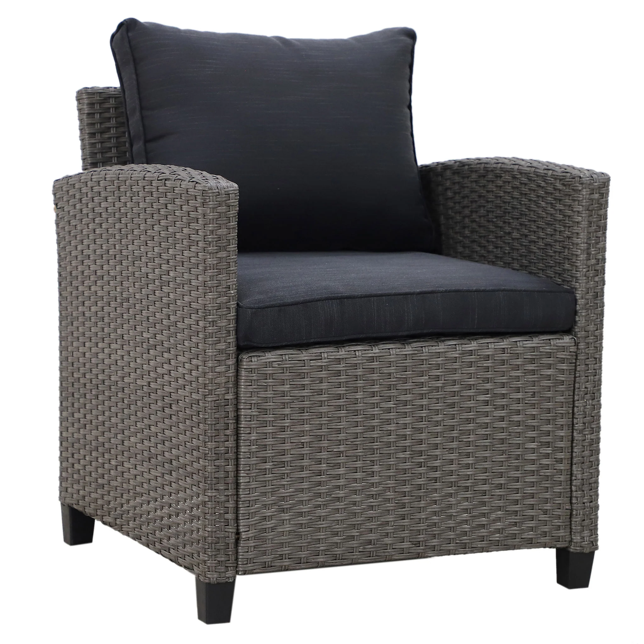 BAXTER Set mobilier terasă/grădină, 2 fotolii, canapea și masă - Image 17