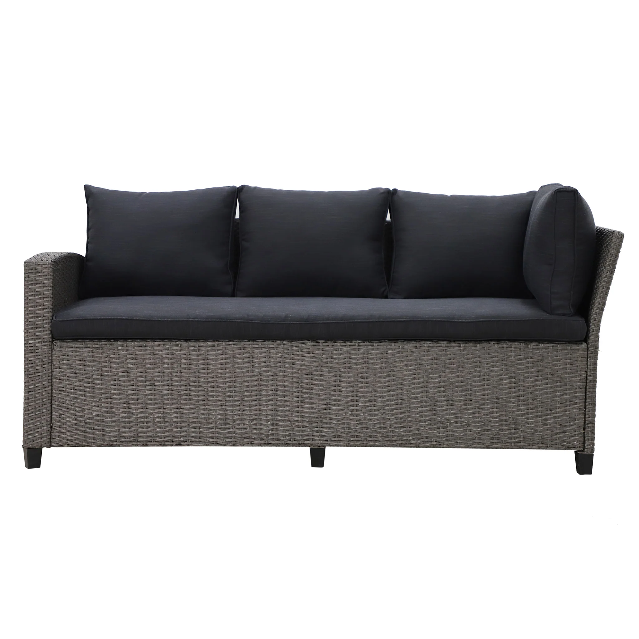 BAXTER Set mobilier terasă/gădină, colțar, masă, 2 taburete - Image 23