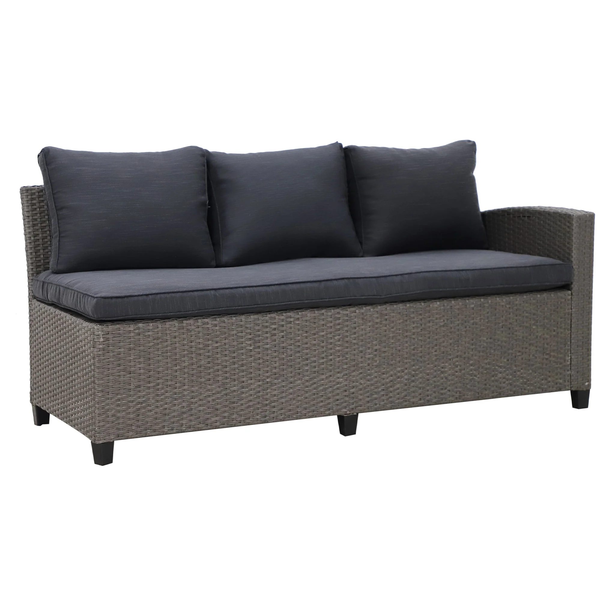 BAXTER Set mobilier terasă/gădină, colțar, masă, 2 taburete - Image 27