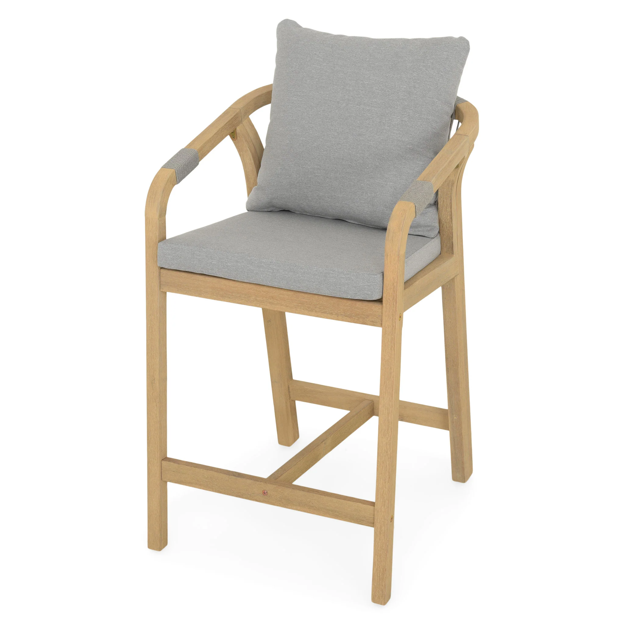 ASHEN Set mobilier terasă/gădină, masă și 4 scaune bar - Image 7