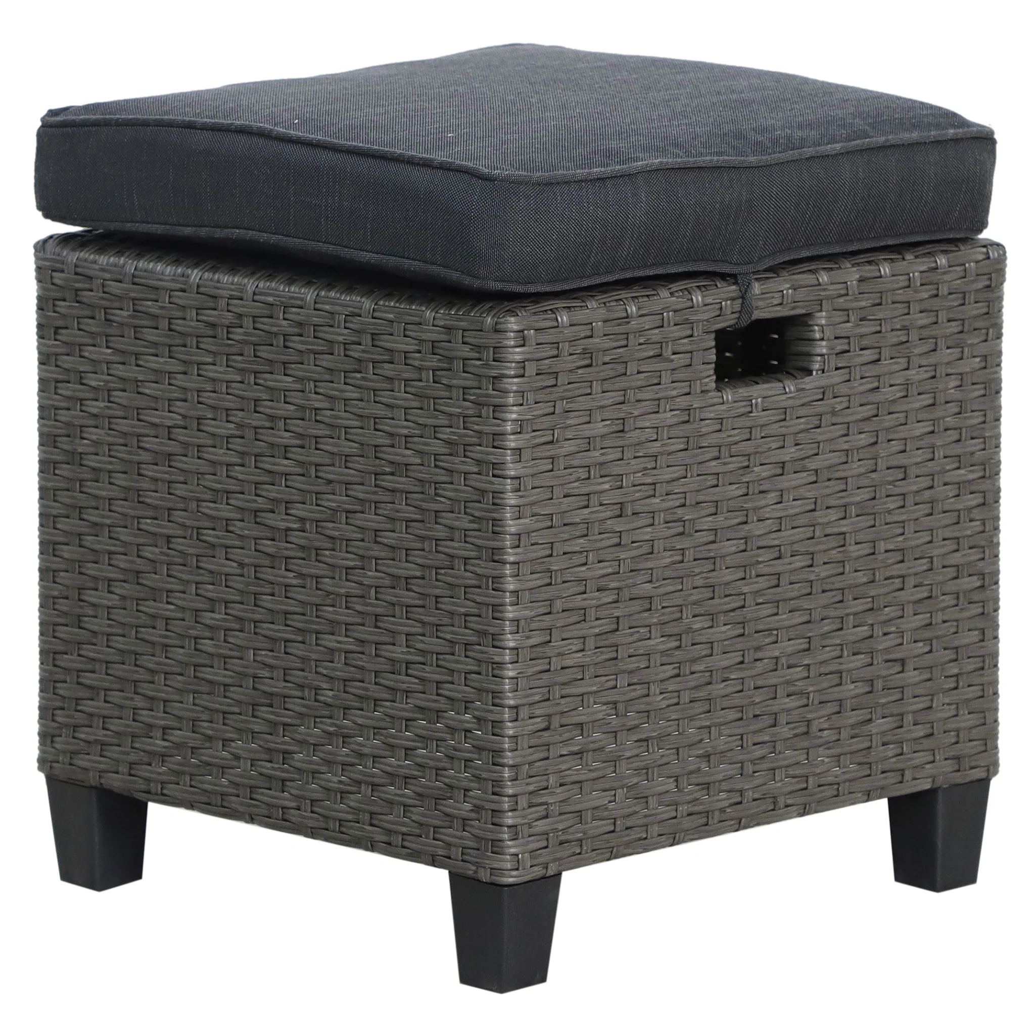 BAXTER Set mobilier terasă/grădină, 2 taburete - Image 7