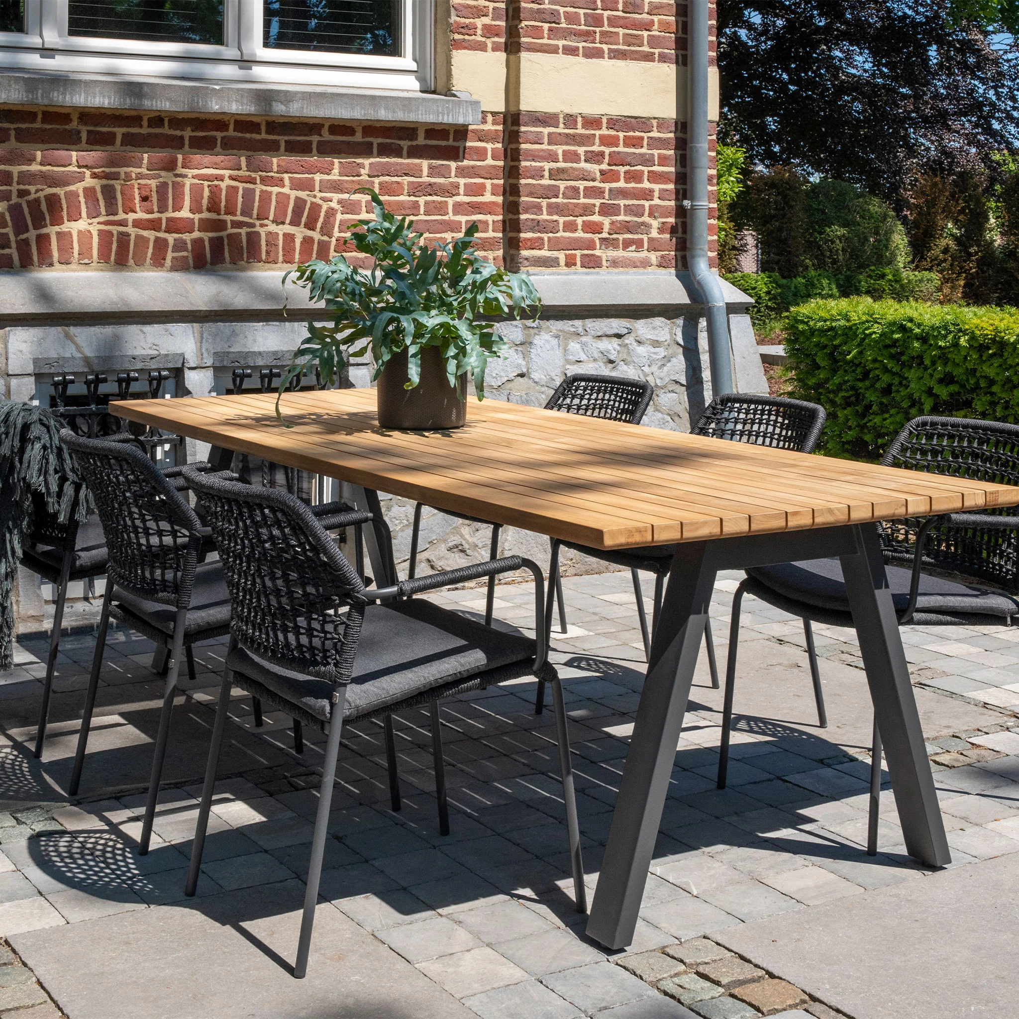 AMBASSADOR/BARISTA Set mobilier terasă/grădină, 6 scaune și masă - Image 2