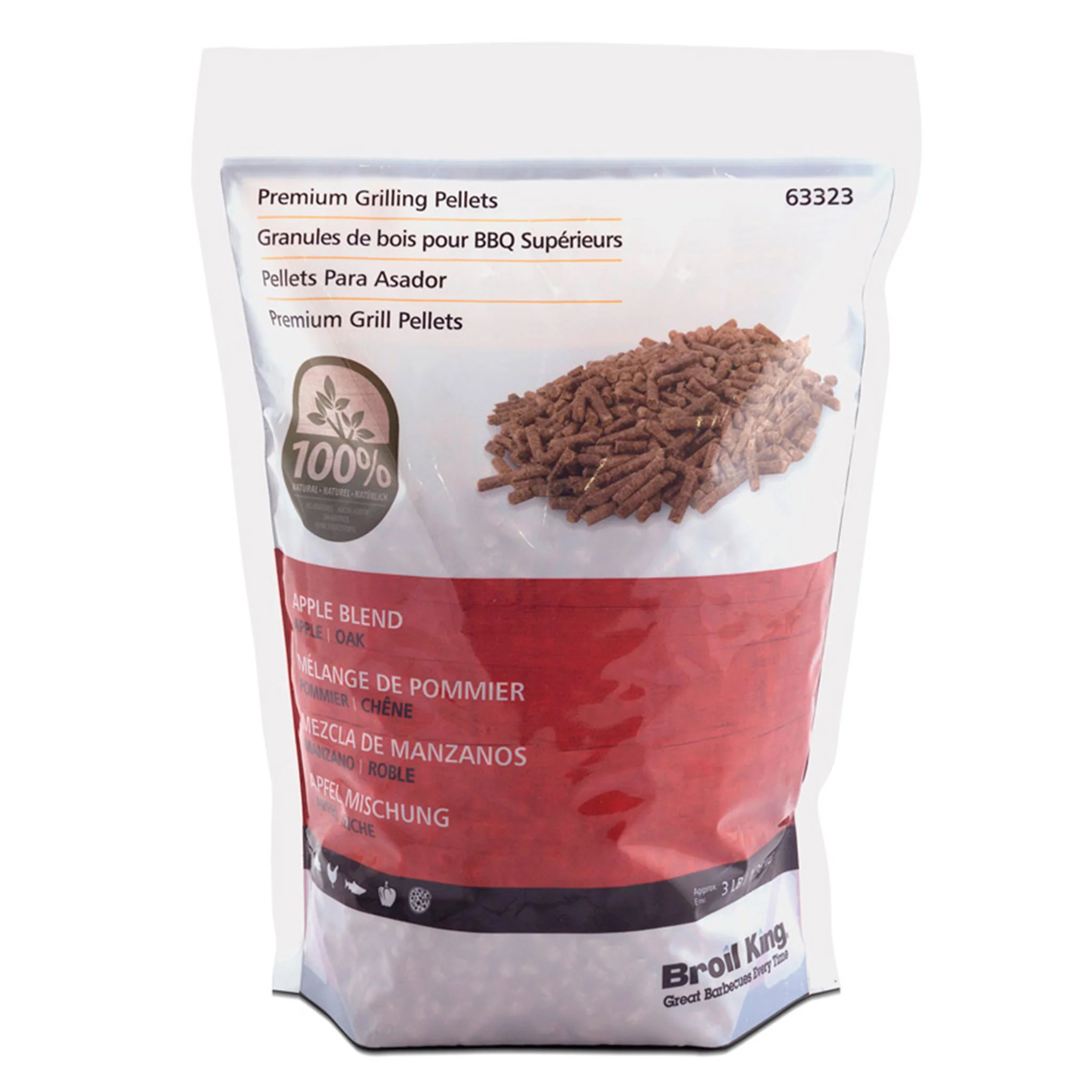 BROIL KING Sac peleți amestec de granule de stejar și măr 1.5kg