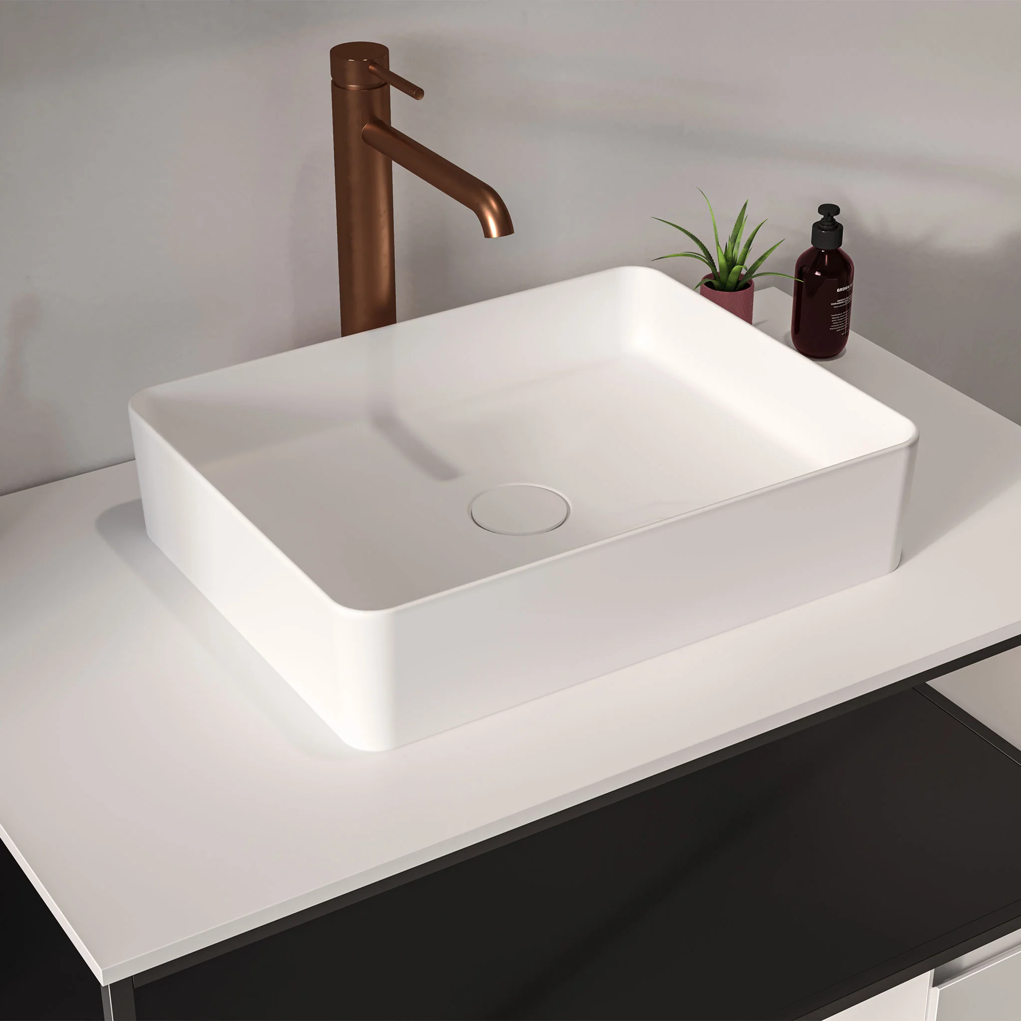 SOLID SURFACE Top solid surface mască lavoar - Image 6