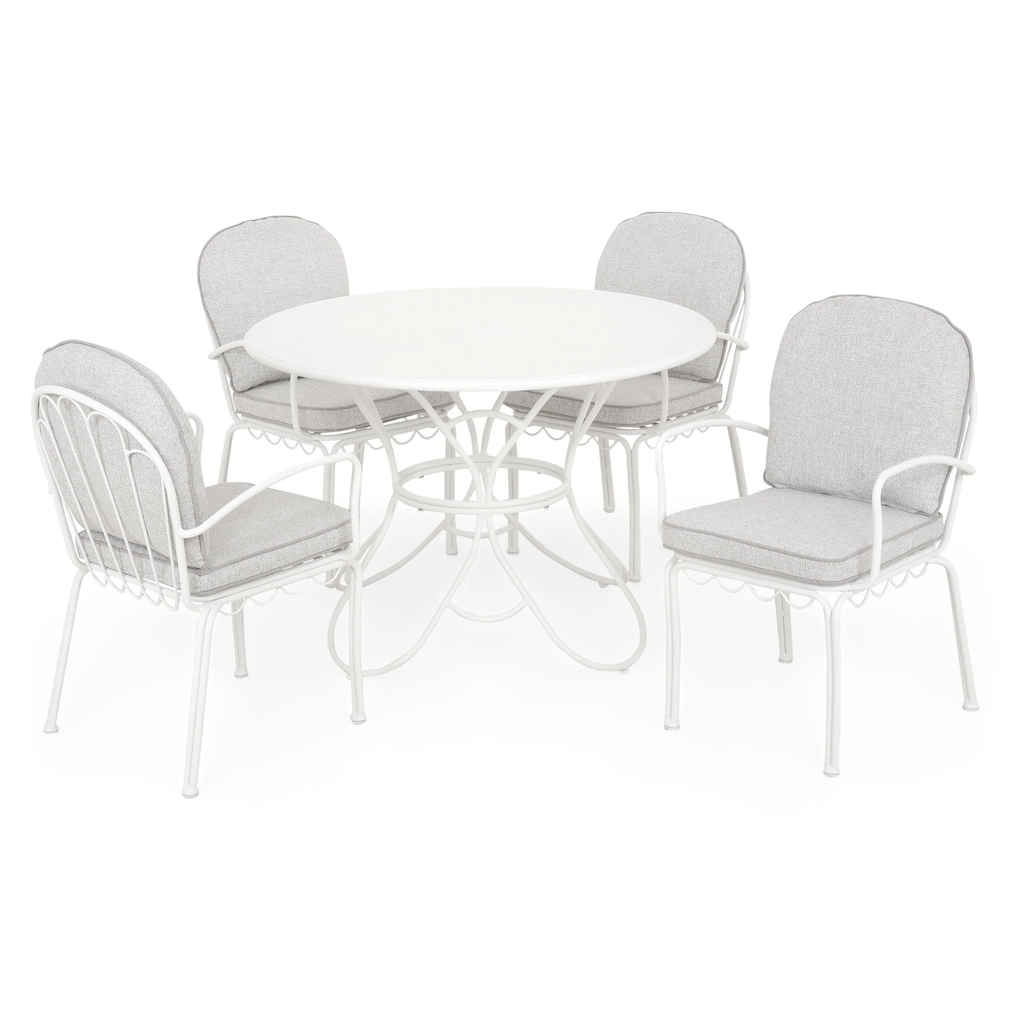 BOTANIC Set mobilier terasă/grădină, 4 scaune și masă - Image 2