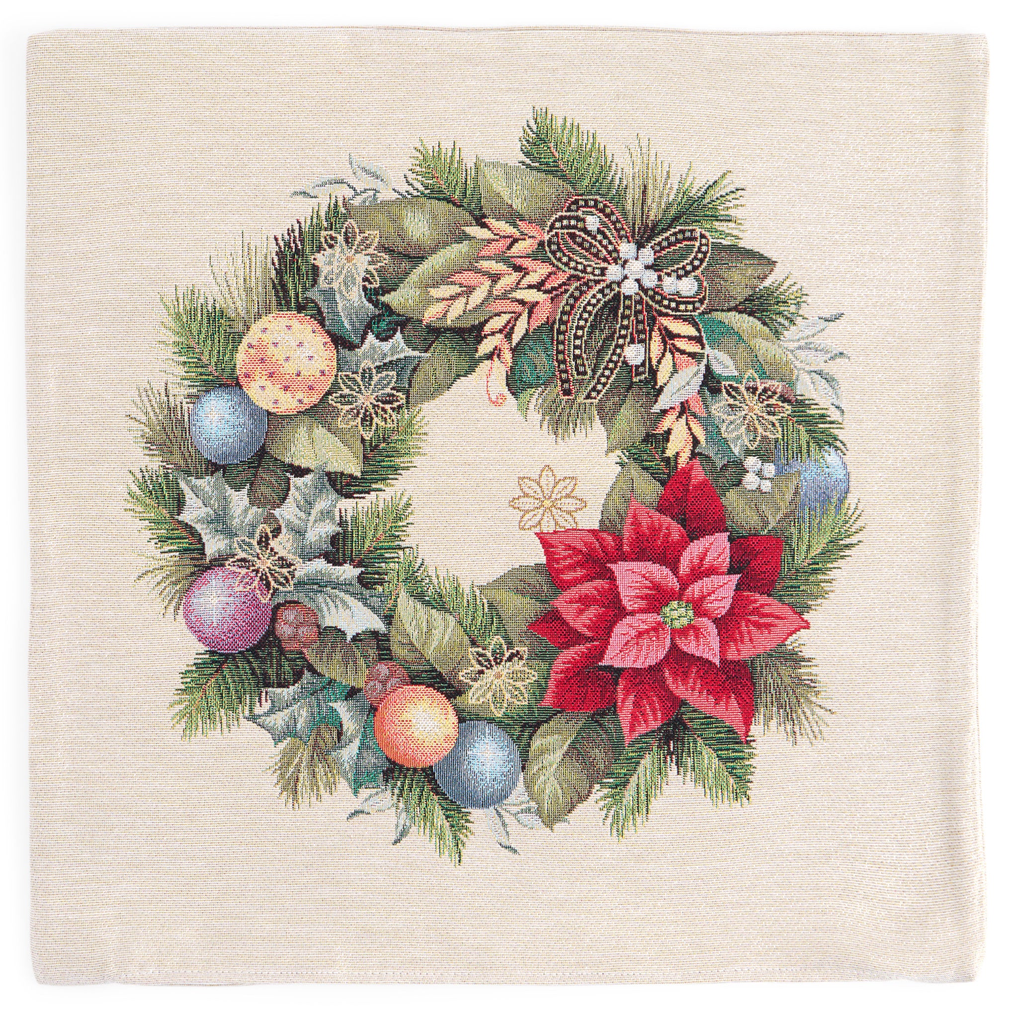 CHRISTMAS GARLAND Pernă decorativă, 45x45cm - Image 2