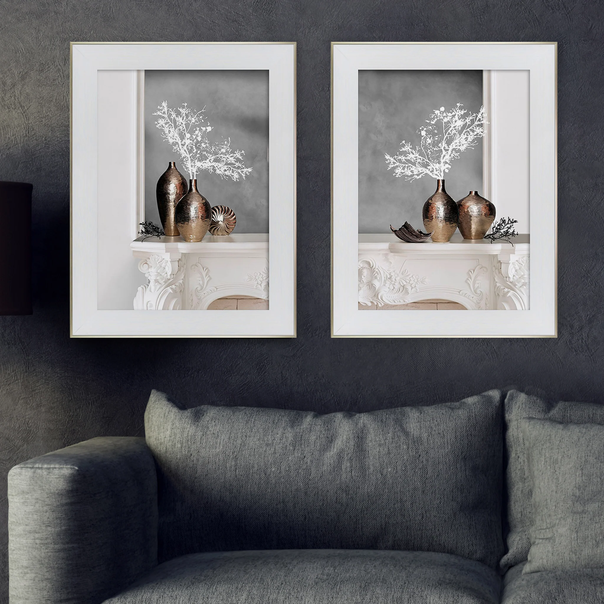 WHITE VASE II Tablou - Image 2