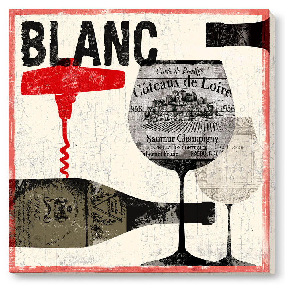 VIN BLANC Tablou canvas