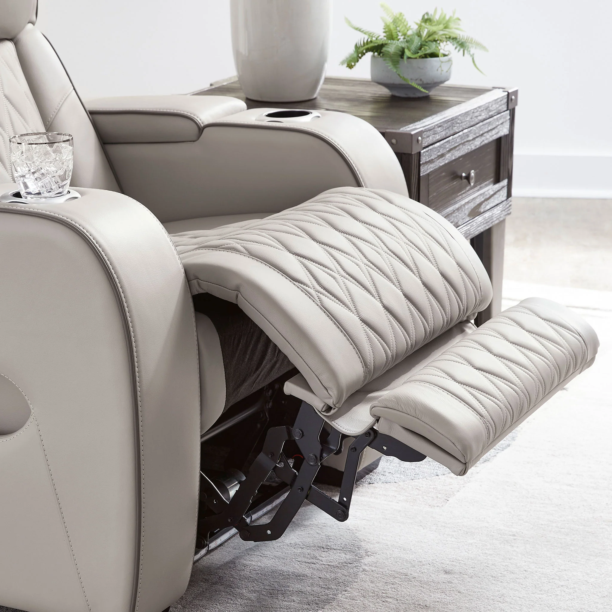 CARLETON Fotoliu 1 recliner electric, piele - Image 6