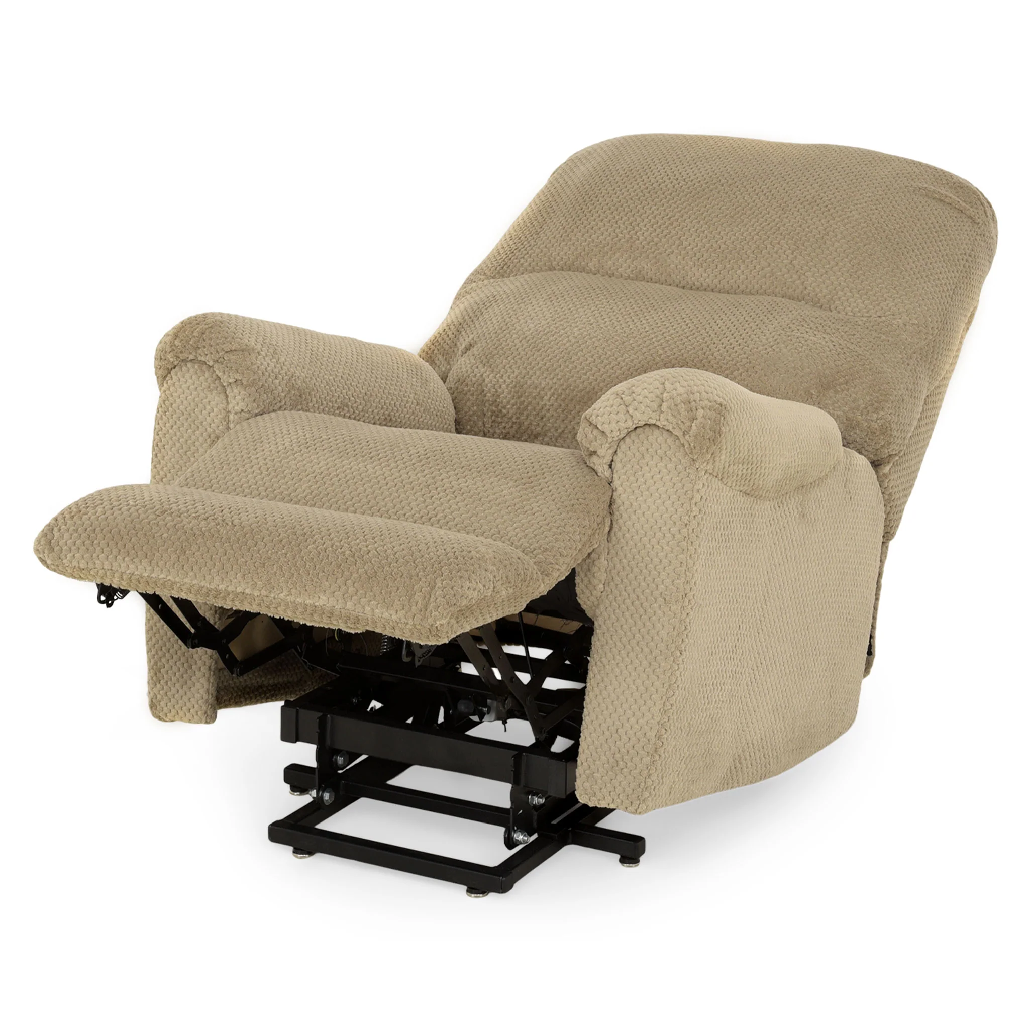 LUTON Fotoliu cu recliner și lift electric, stofă - Image 16