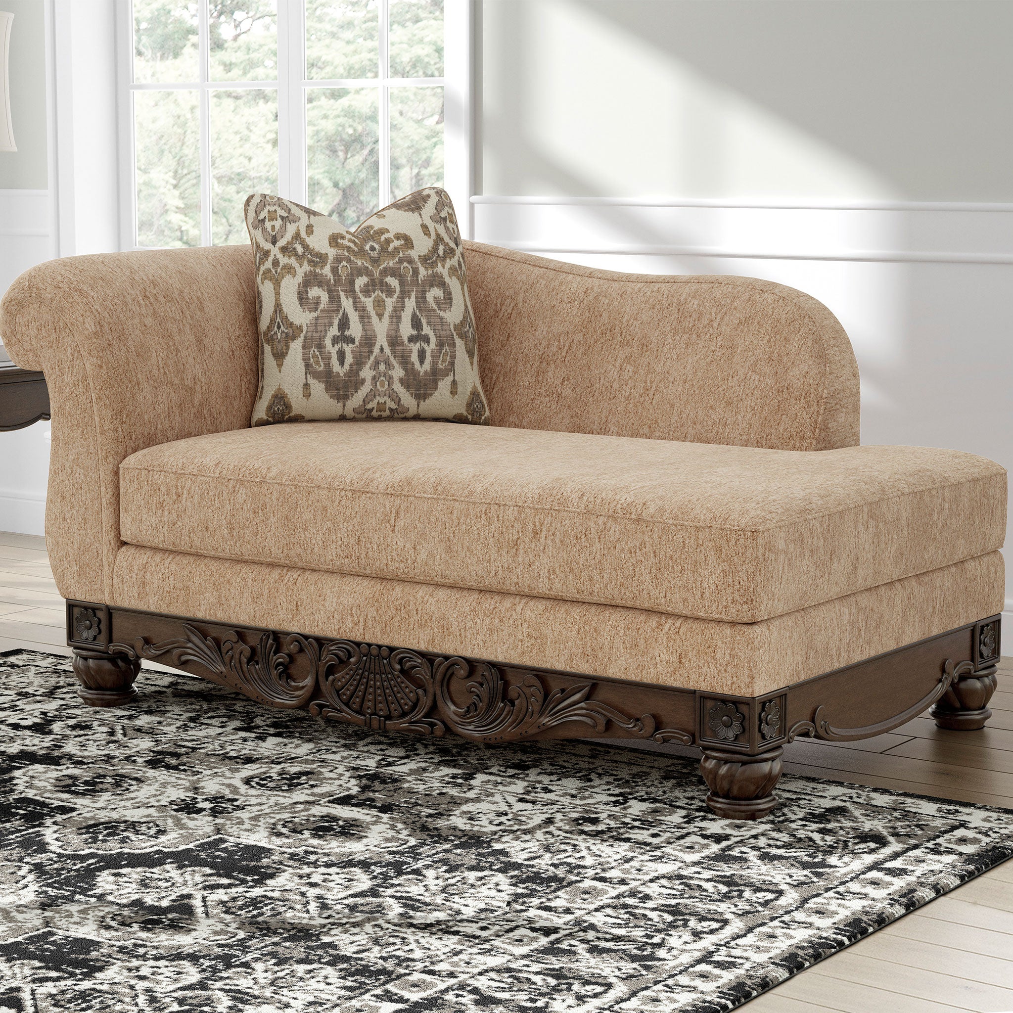 LEGRAND Șezlong, pernă decorativă inclusă, stofă - Image 9