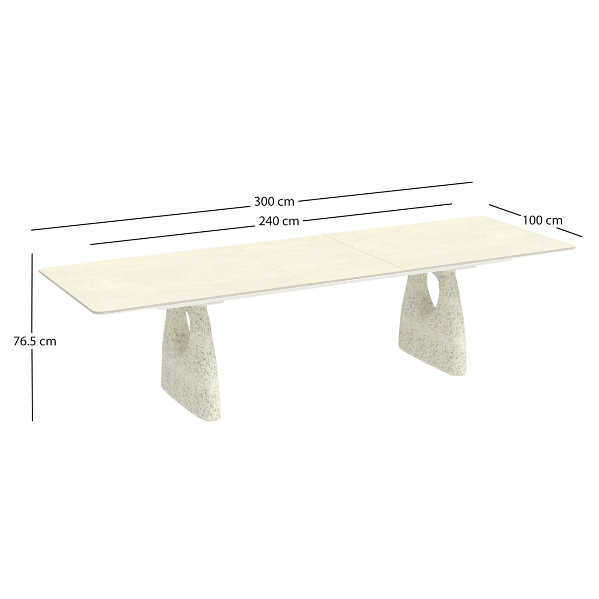 PRADO Set mobilier terasă/grădină, 8 scaune și masă extensibilă - Image 7