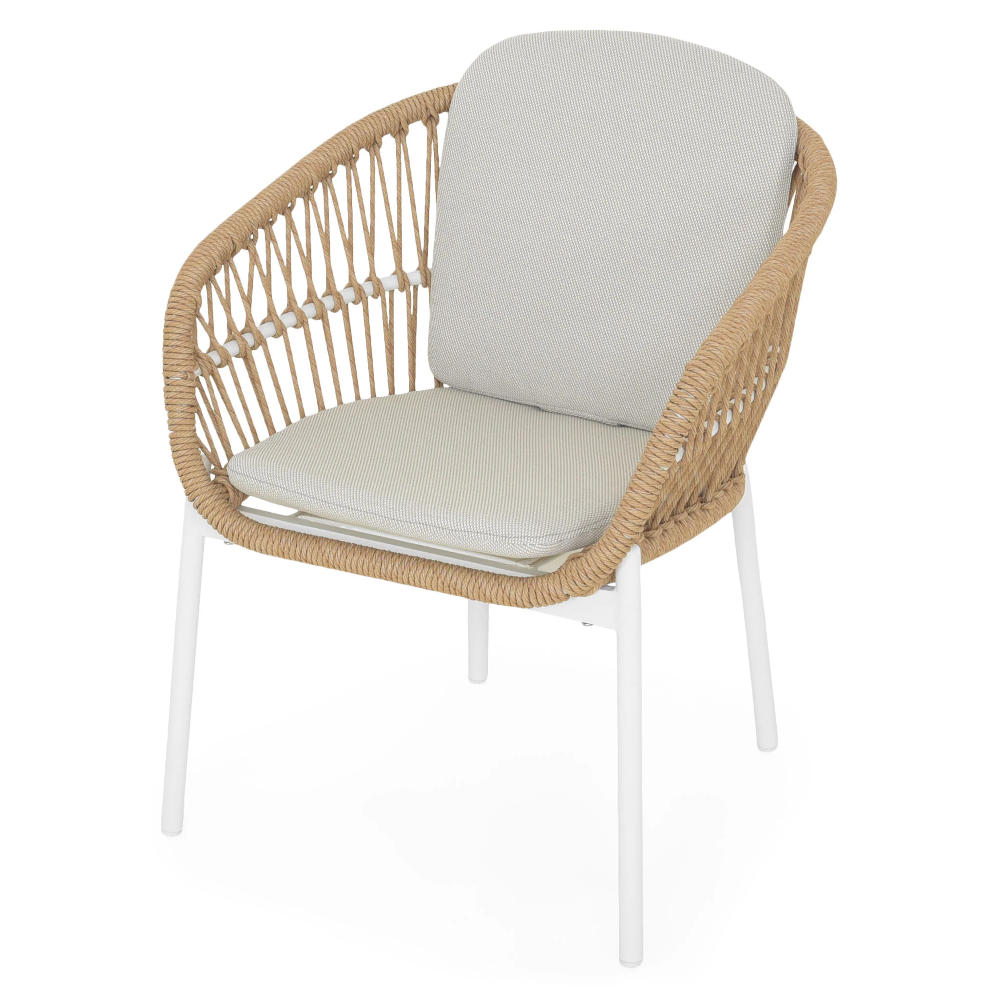 BARI Set mobilier terasă/grădină, 6 scaune și masă - Image 11