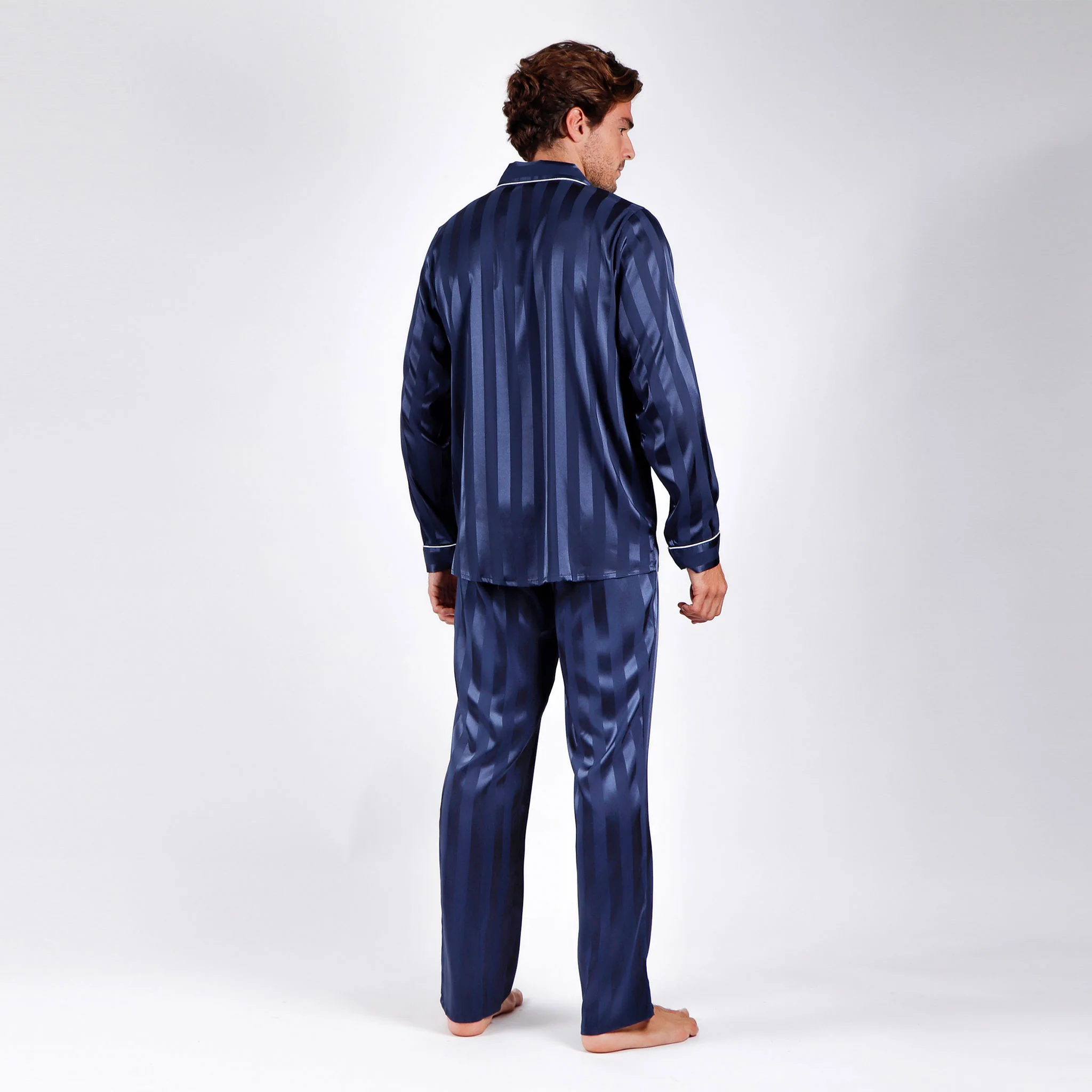 SATIN STRIPES Pijama - Image 3