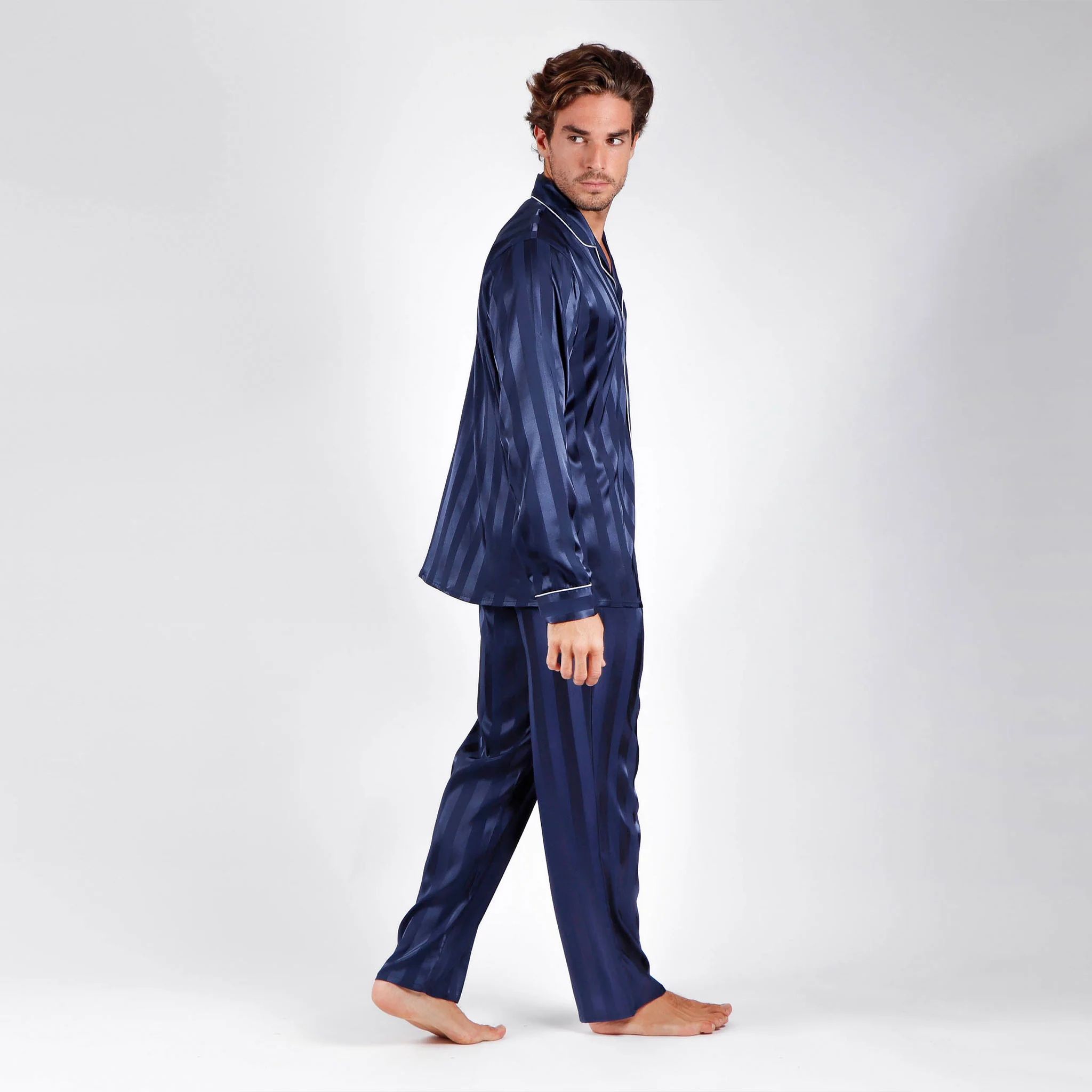 SATIN STRIPES Pijama - Image 5