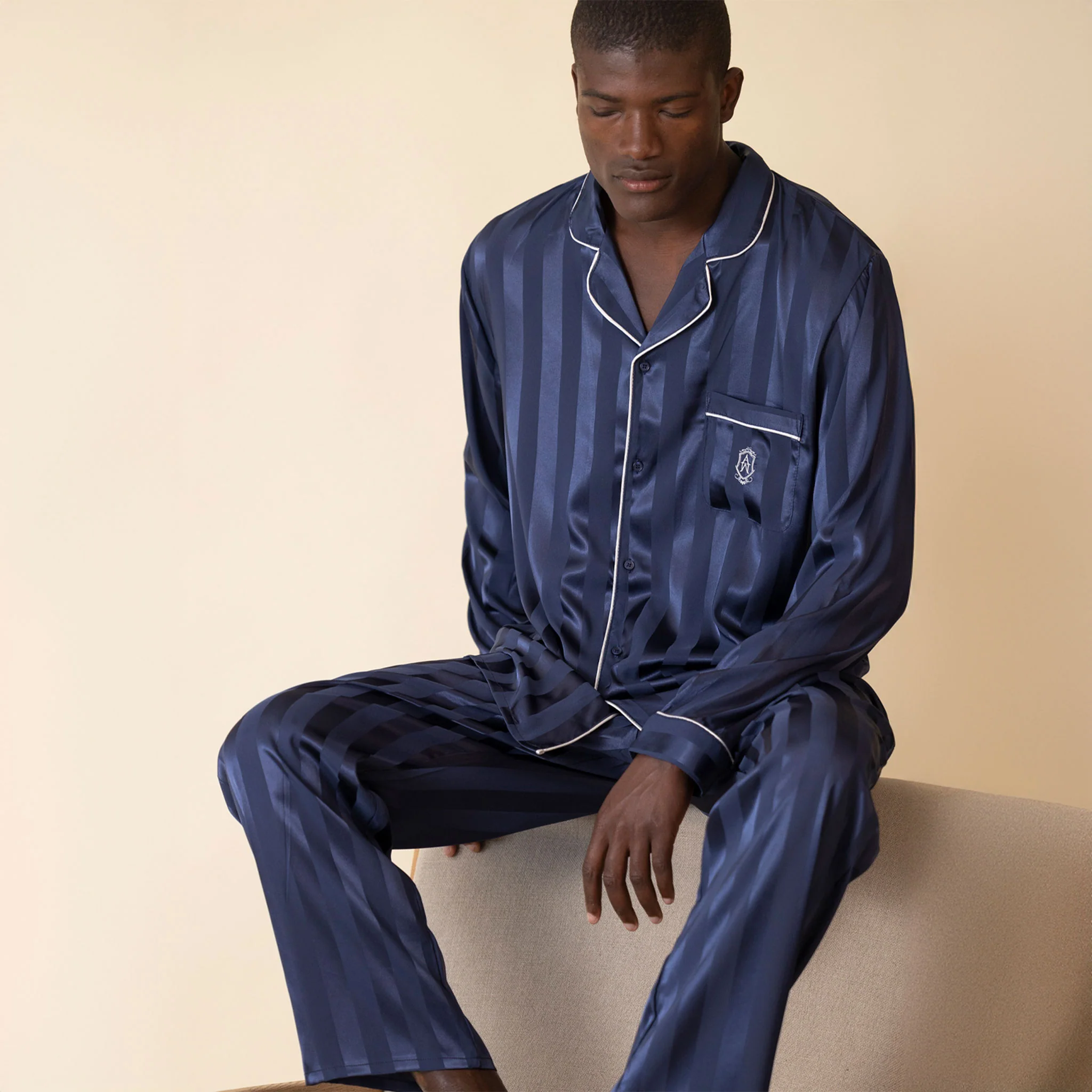 SATIN STRIPES Pijama - Image 7