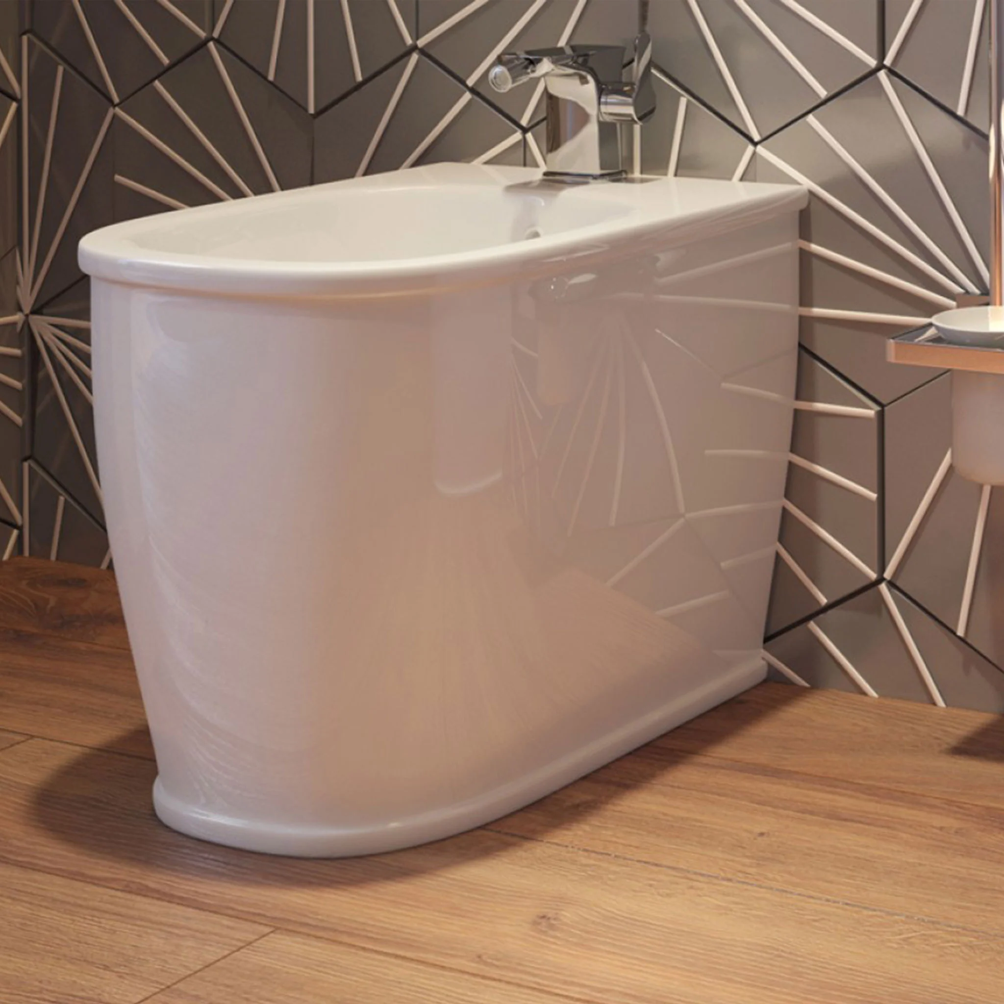 GENESIS Bideu monobloc, ceramica - Image 5