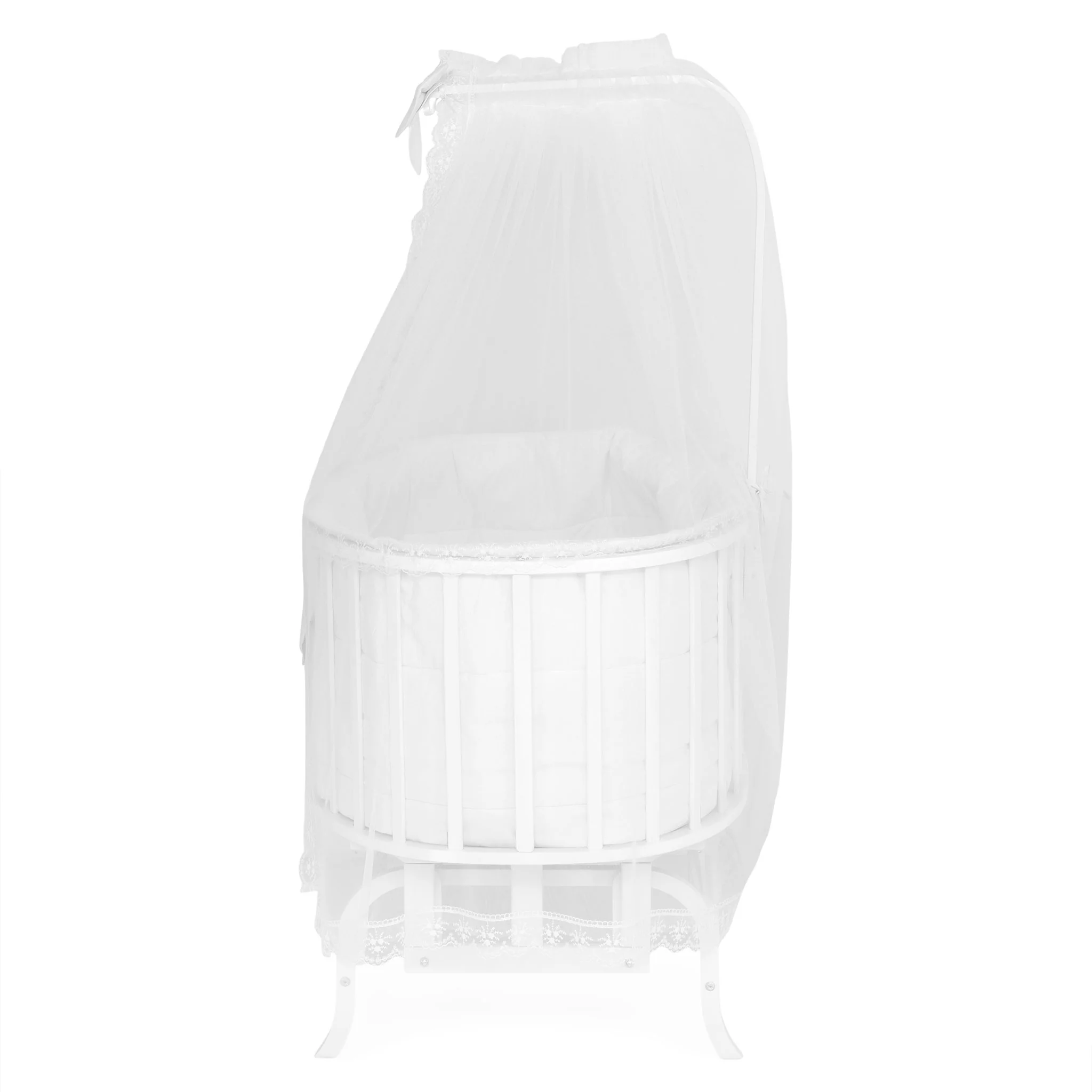 FAIRYTALE Pat bebe, saltea, așternut și baldachin incluse - Image 14