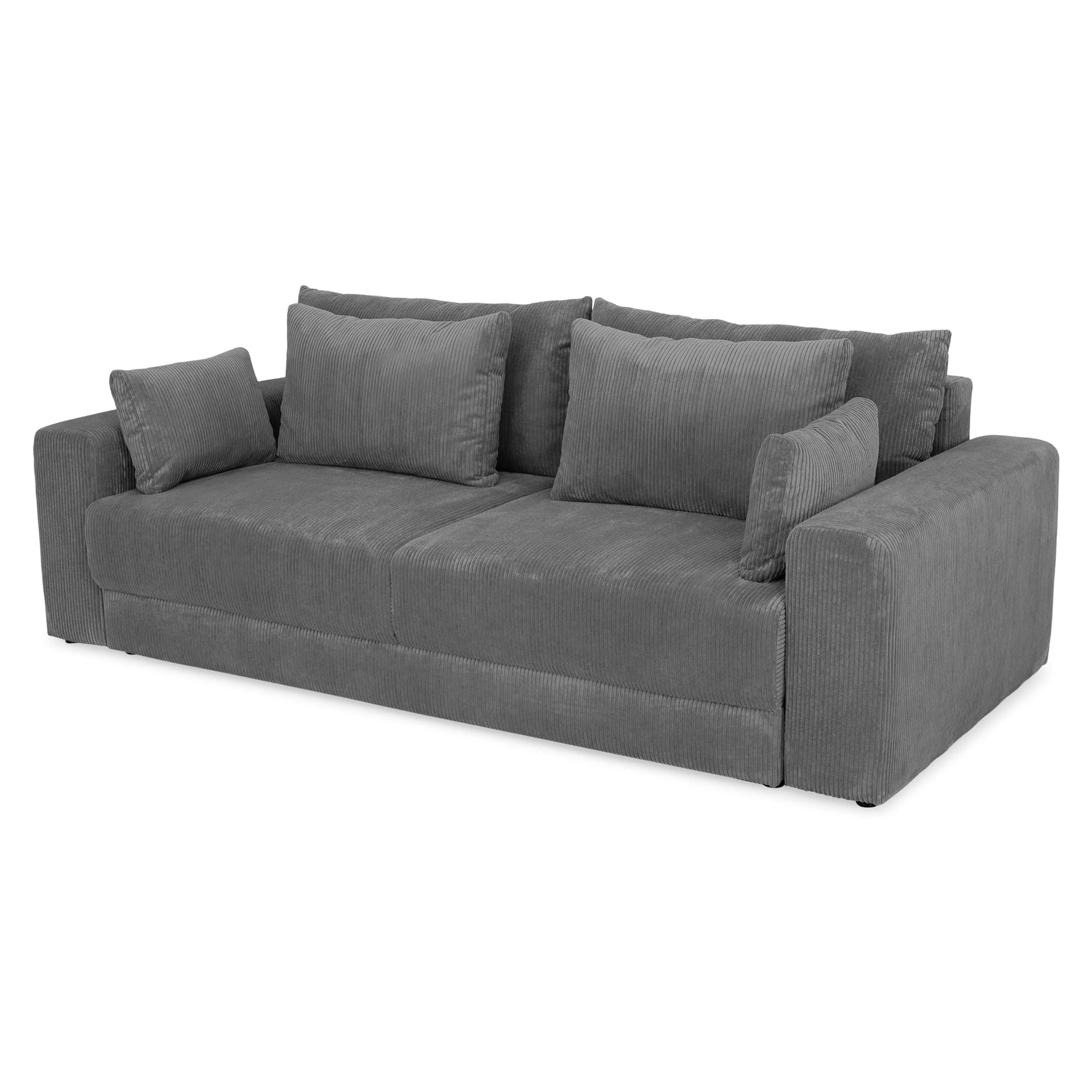 MELUN Canapea extensibilă, 3 locuri, ladă depozitare, stofă - Image 73
