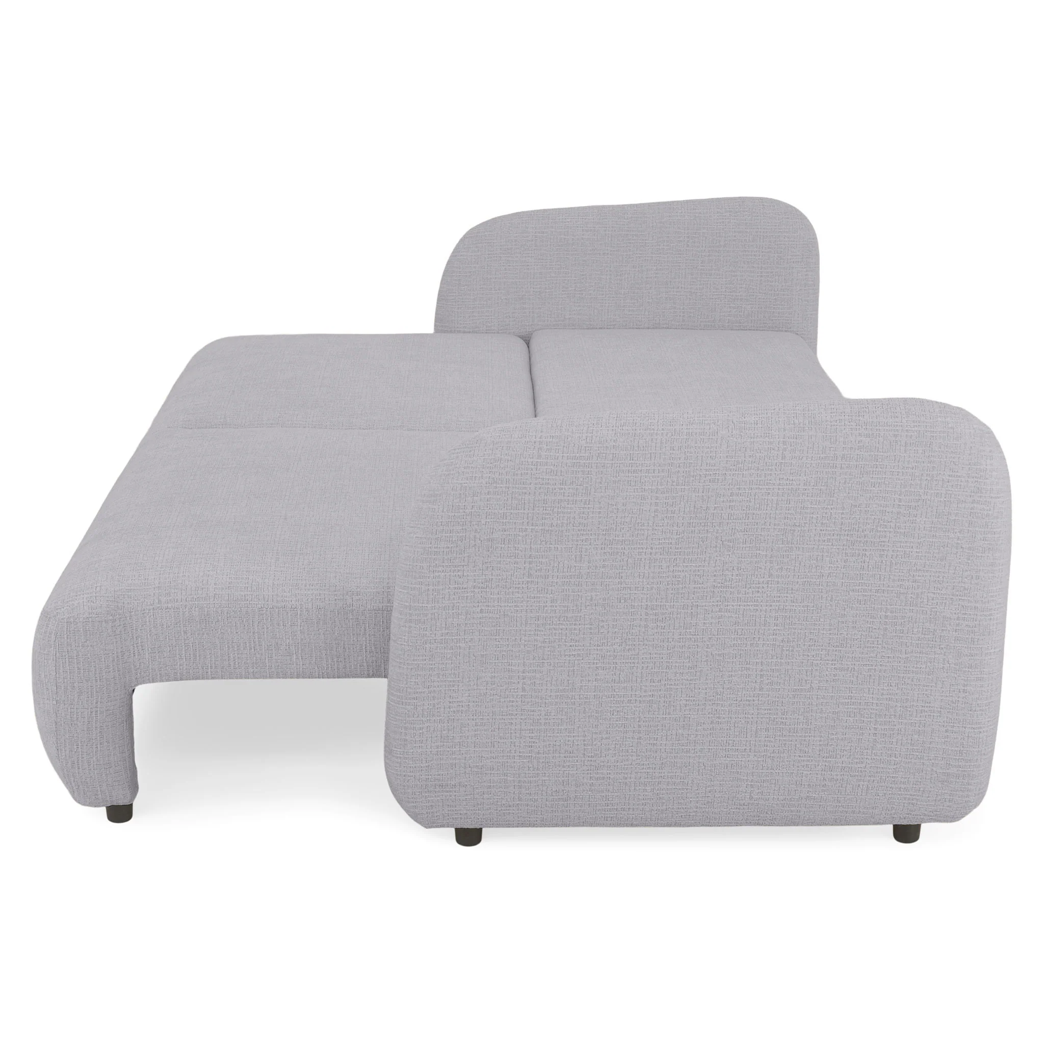 LUNEL Canapea extensibilă, 2 locuri, ladă depozitare, stofă - Image 25