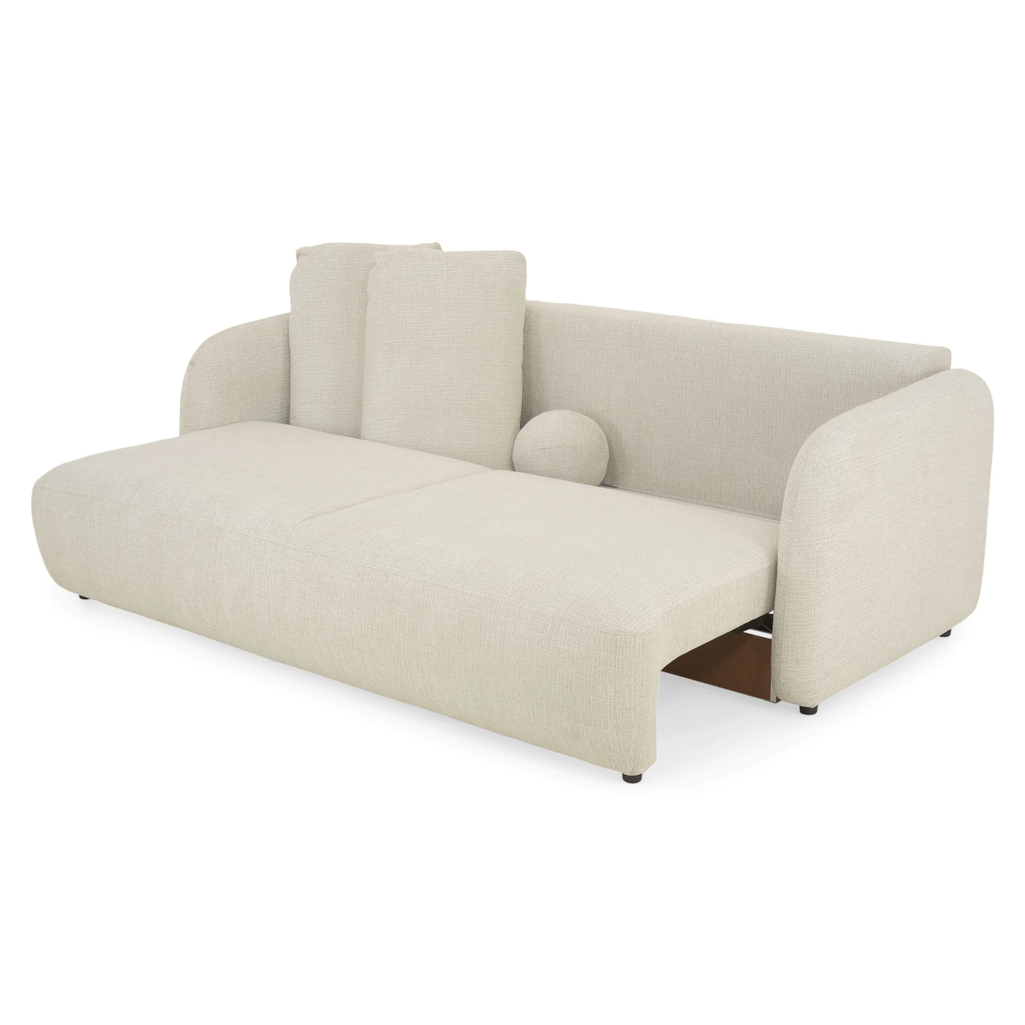 LUNEL Canapea extensibilă, 2 locuri, ladă depozitare, stofă - Image 7