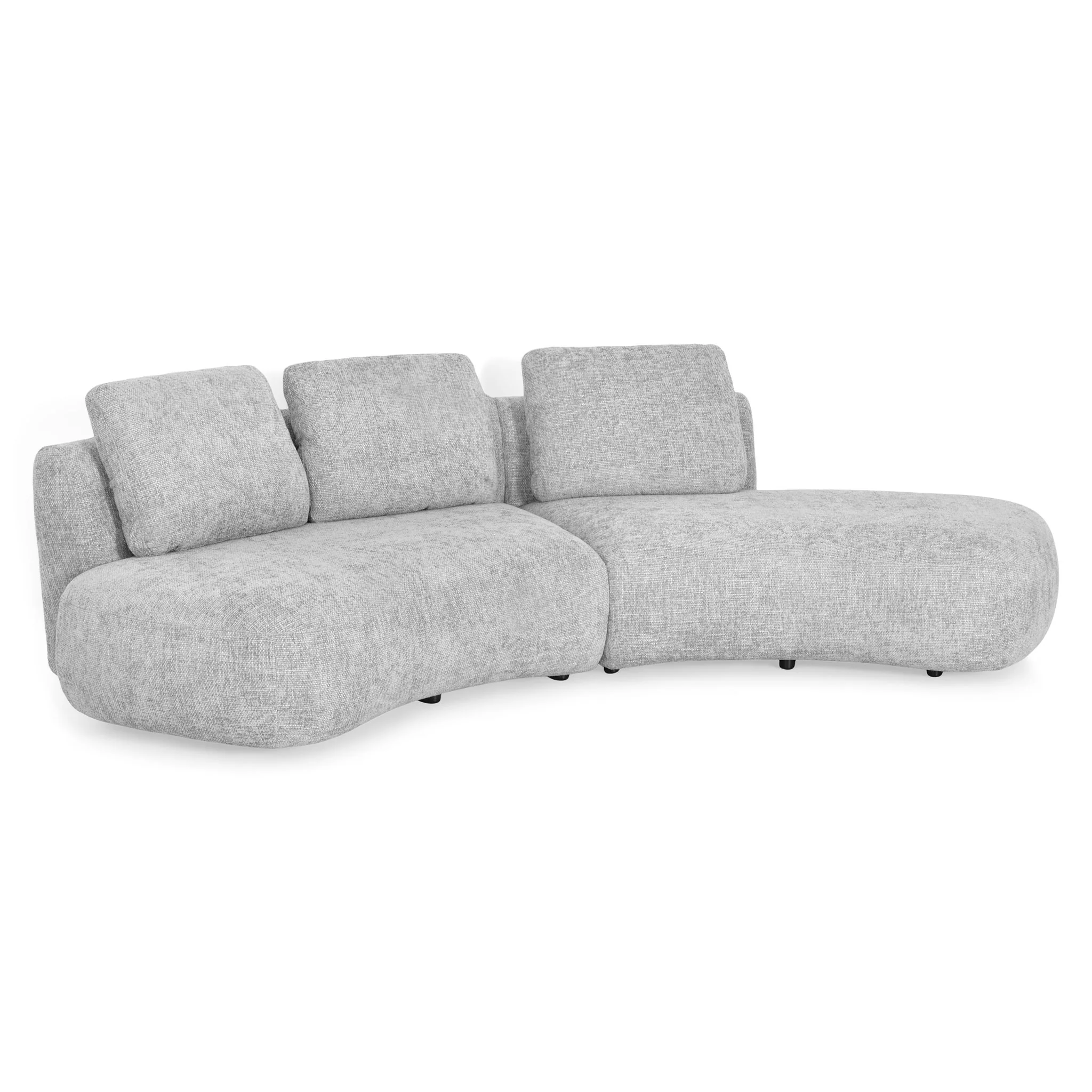 MEZZALUNA Canapea 3 locuri, stofă - Image 19