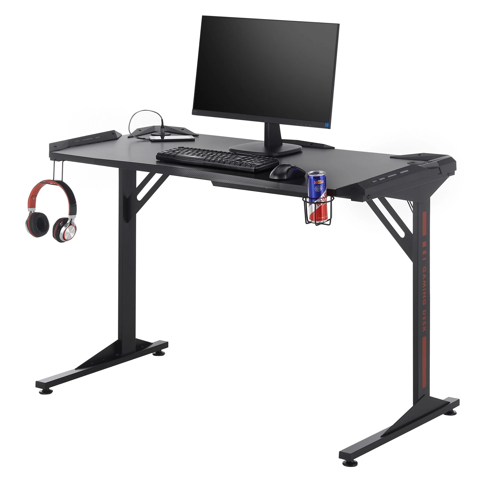 RACING Birou gaming cu LED-uri - Image 3